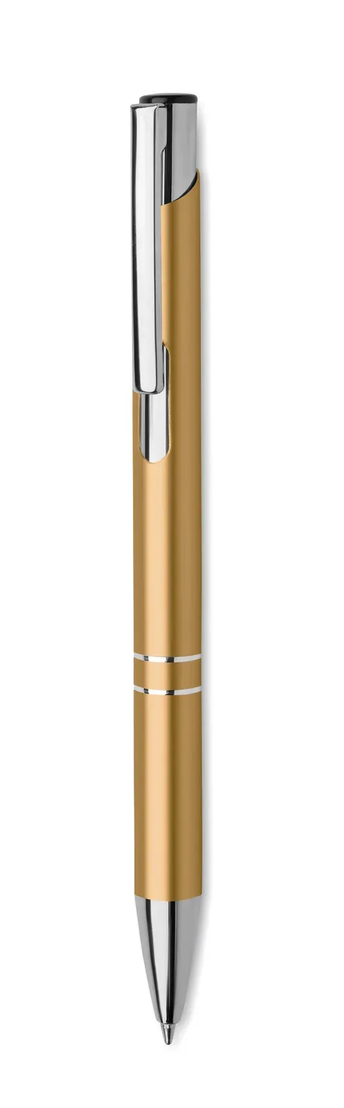 Bern RA Recycled Aluminium Push Button Pen — Gold