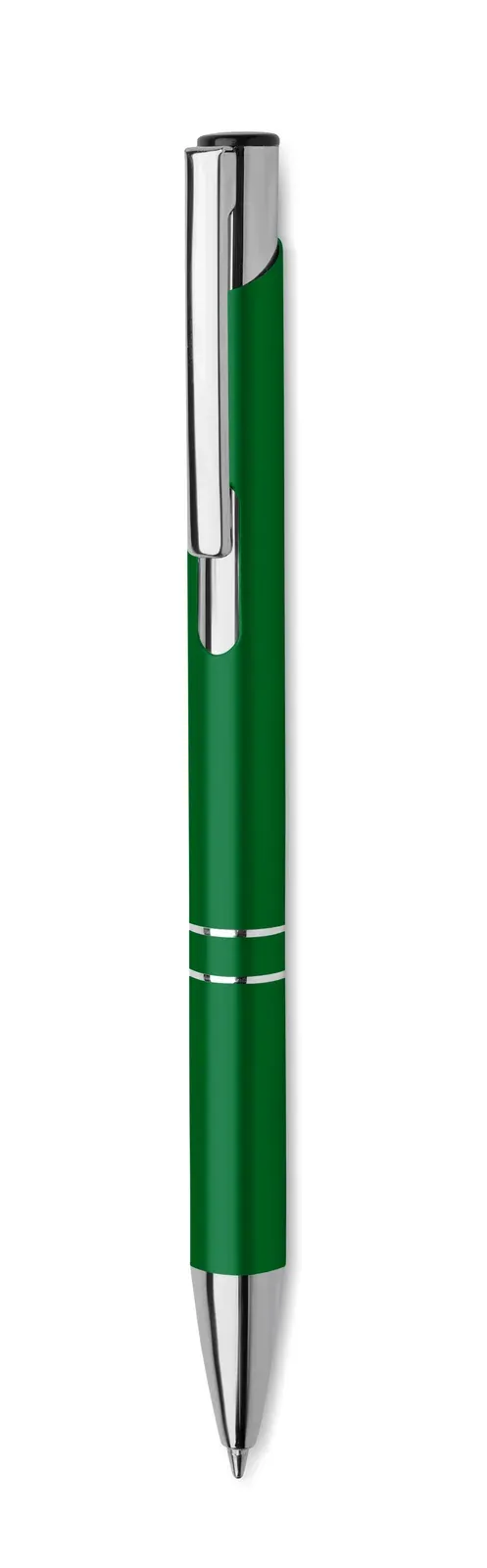Bern RA Recycled Aluminium Push Button Pen — Green