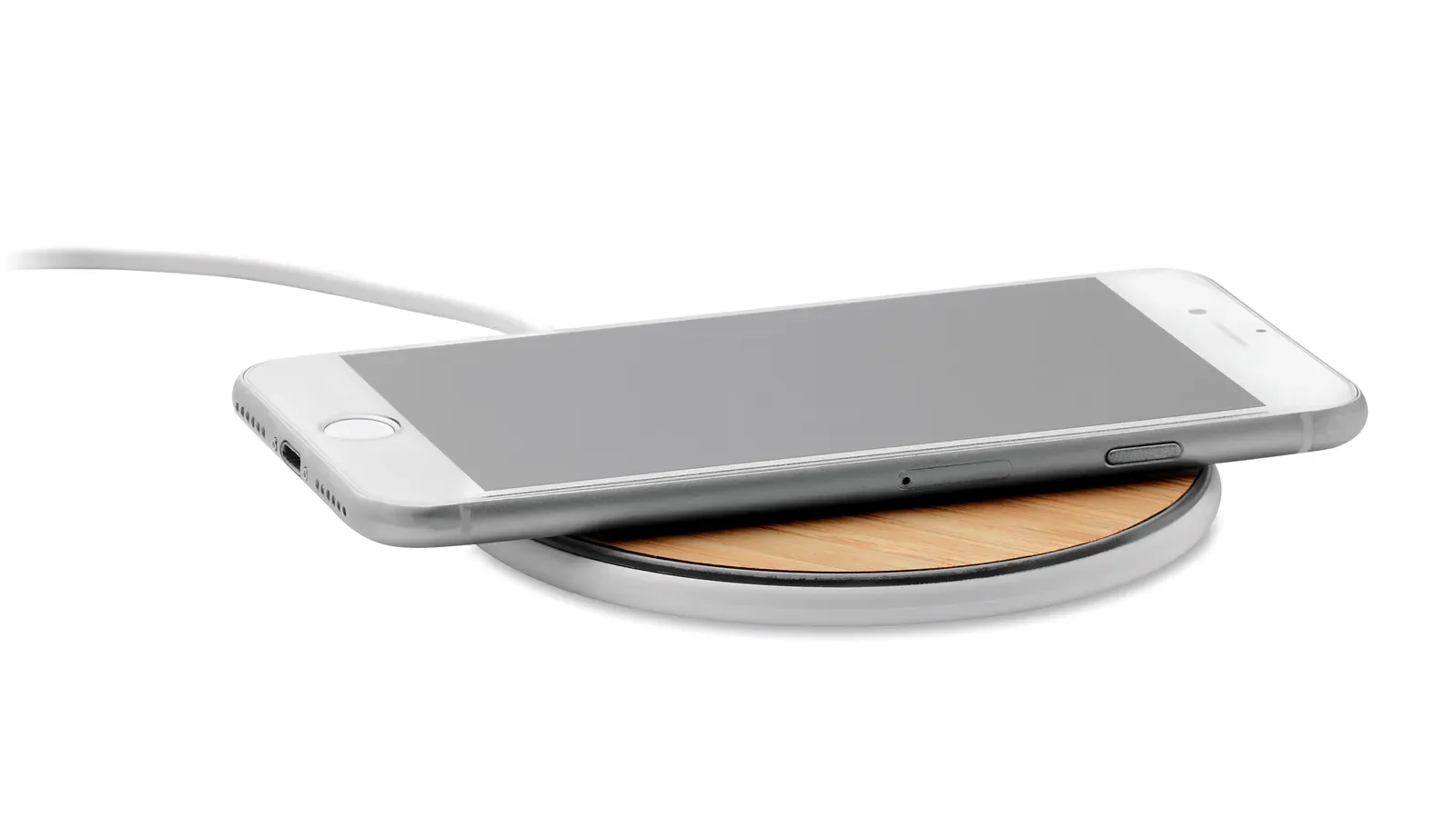 Despad+ 15W Wireless Charger – Bamboo Top with ABS Base — Wood