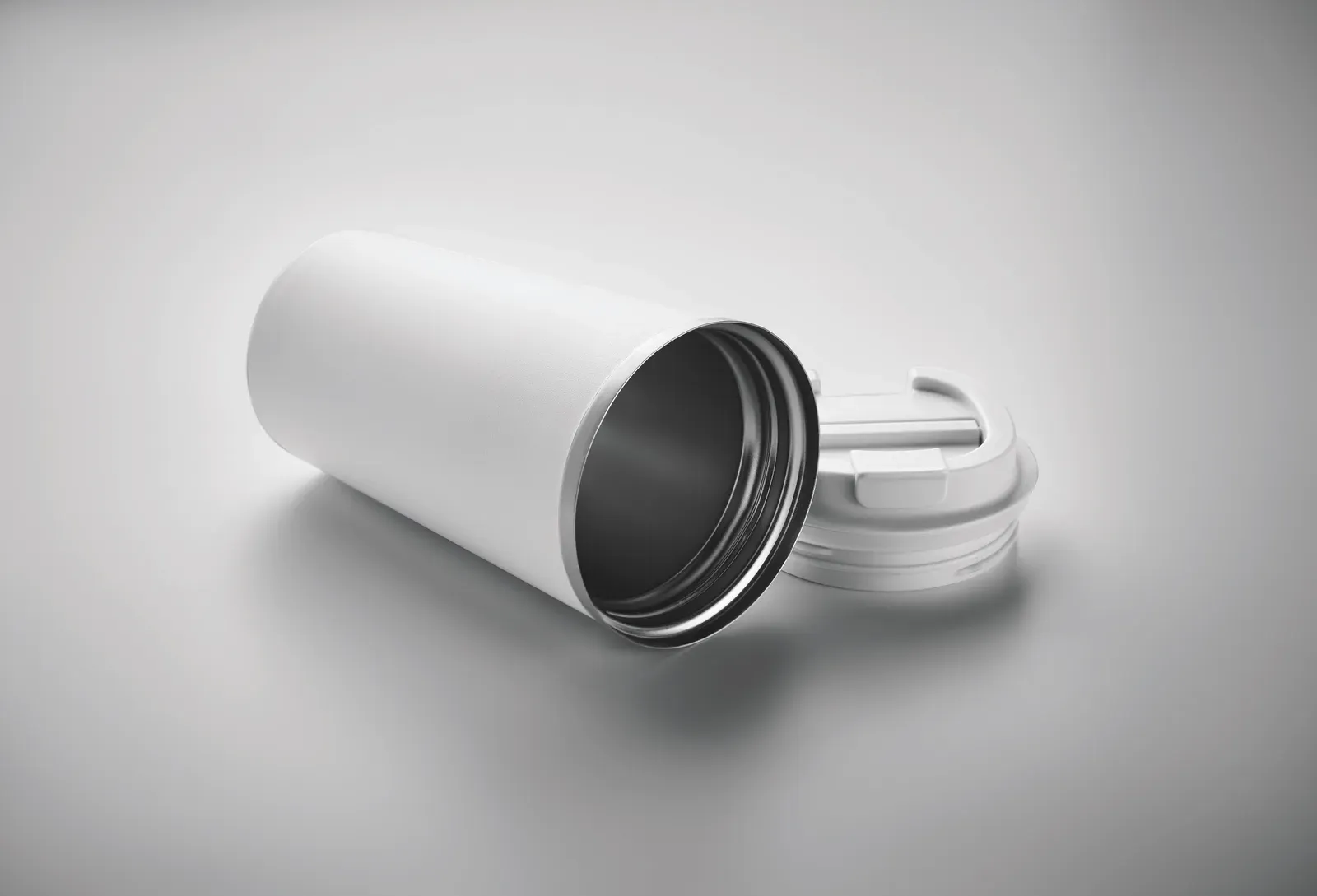 Brace + – Double Wall Recycled Stainless Steel (90% Recycled Stainless Steel and 10% Stainless Steel) Tumbler — White