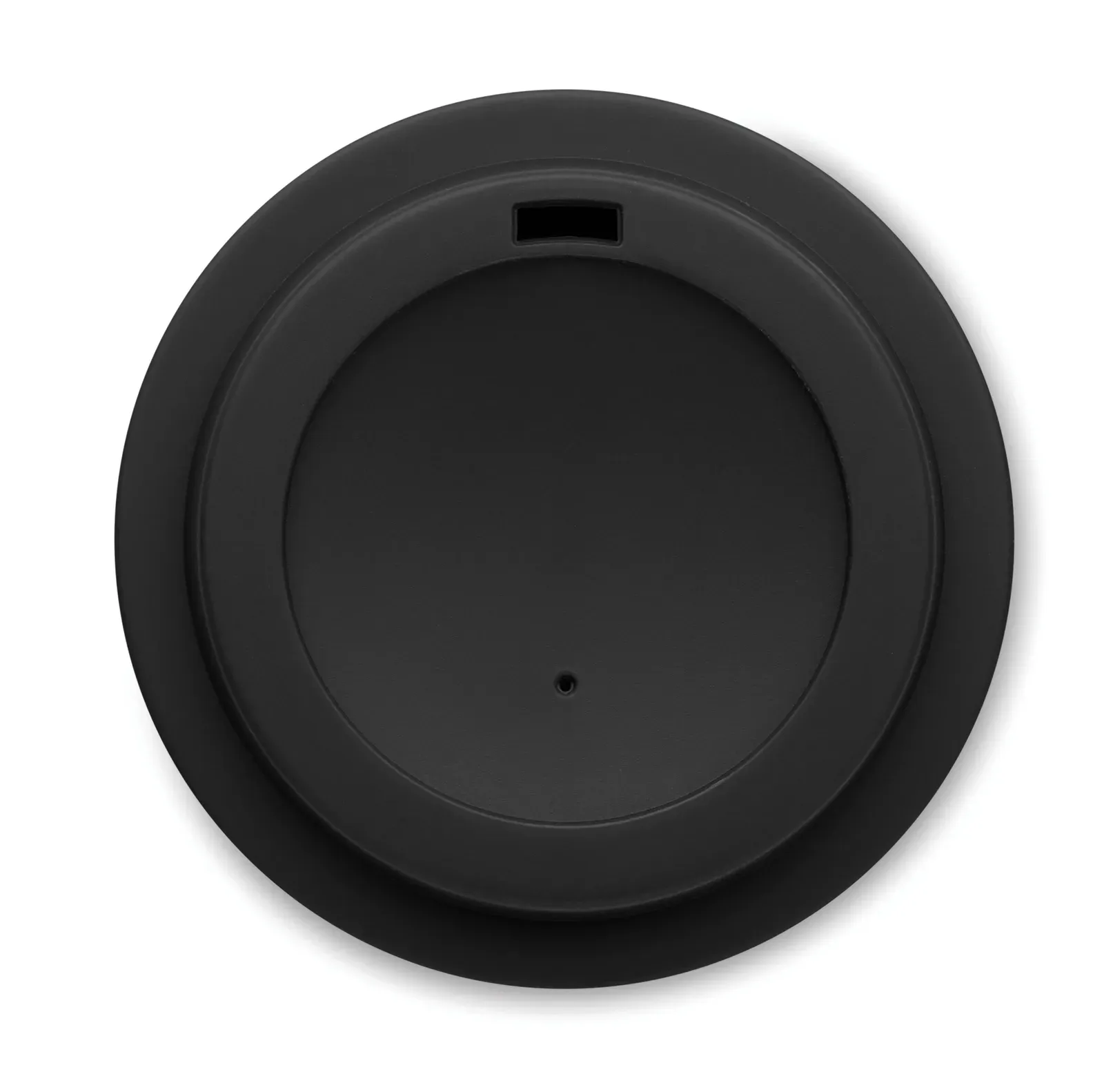 Nola – Double Wall Tumbler with Drinking Mouthpiece Lid in PP — Black
