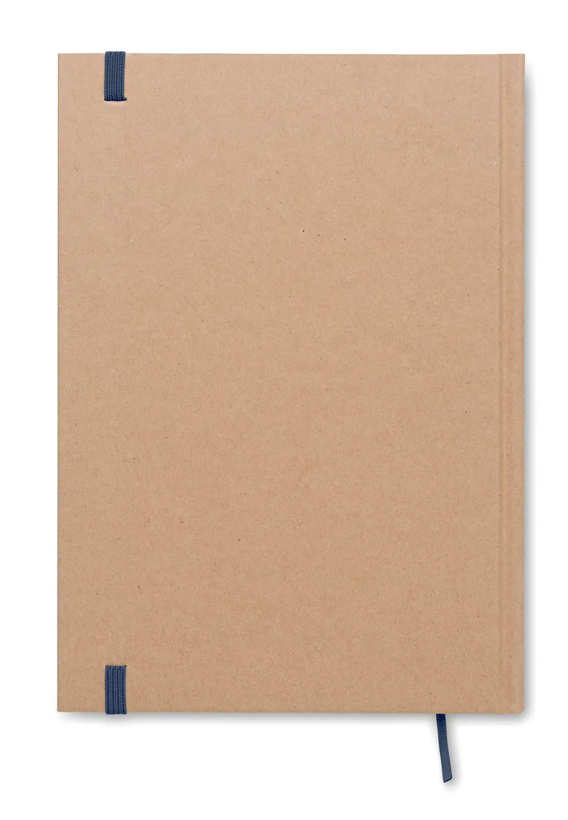 Musa A5 Recycled Carton Notebook – 200-Page EU-Made Refill with Elastic Closure — Blue
