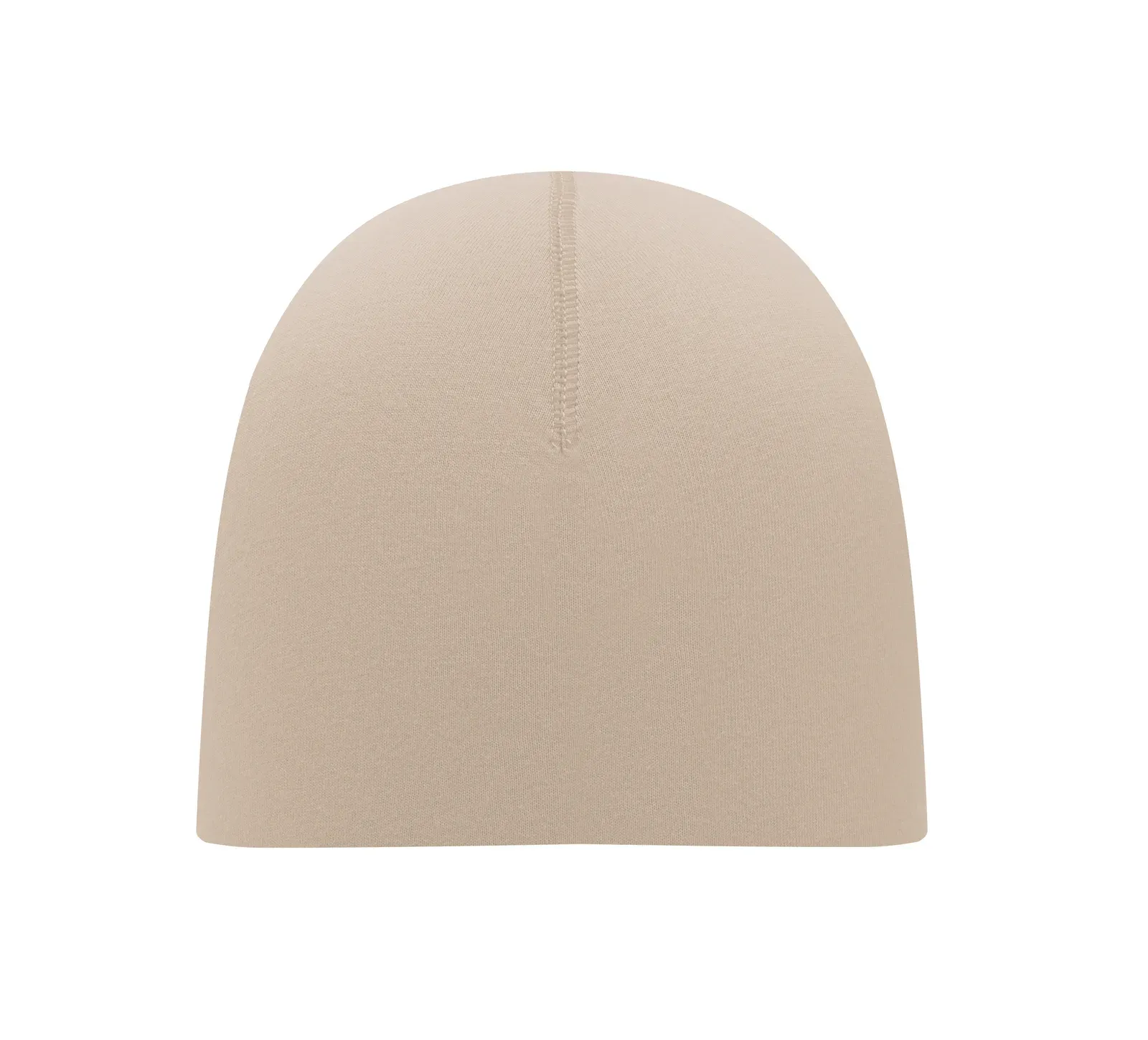 Lighty Cotton Stretch Beanie — Beige