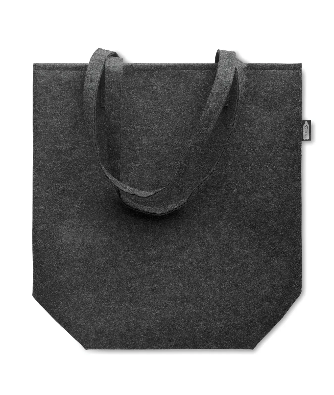 RPET Shopping Bag Nata with Long Handles 38X42 cm MO6660 Shopping Bag — Stone Grey