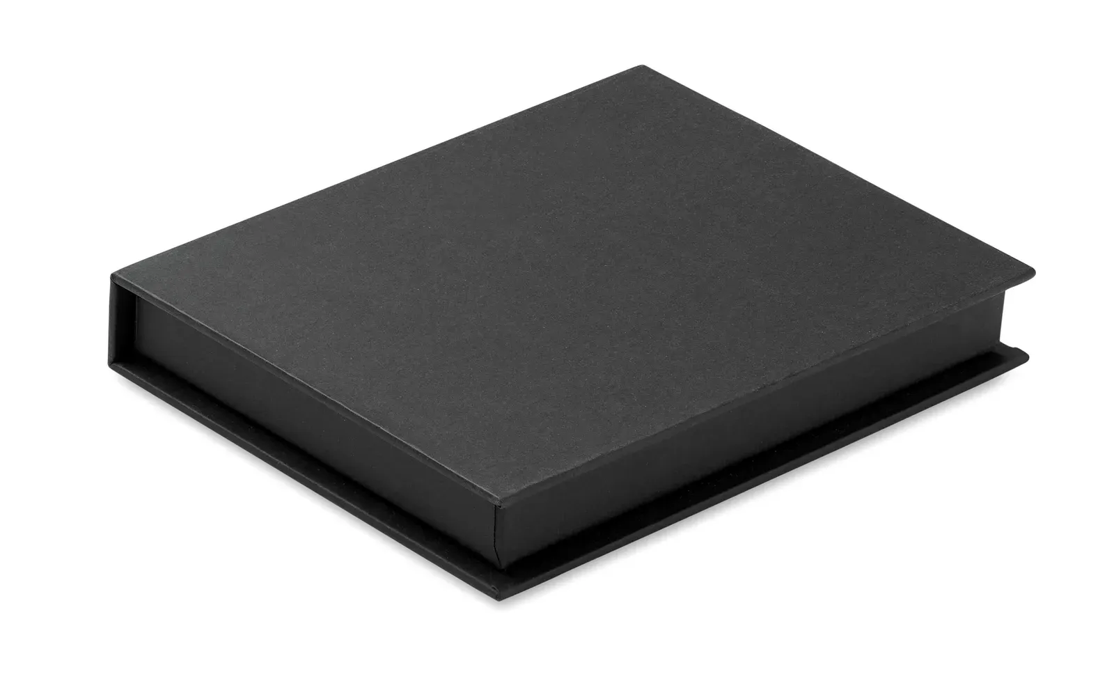 Kraft Paper Gift Card Box Hako with Magnetic Closure 13.5X10.5X2 cm — Black