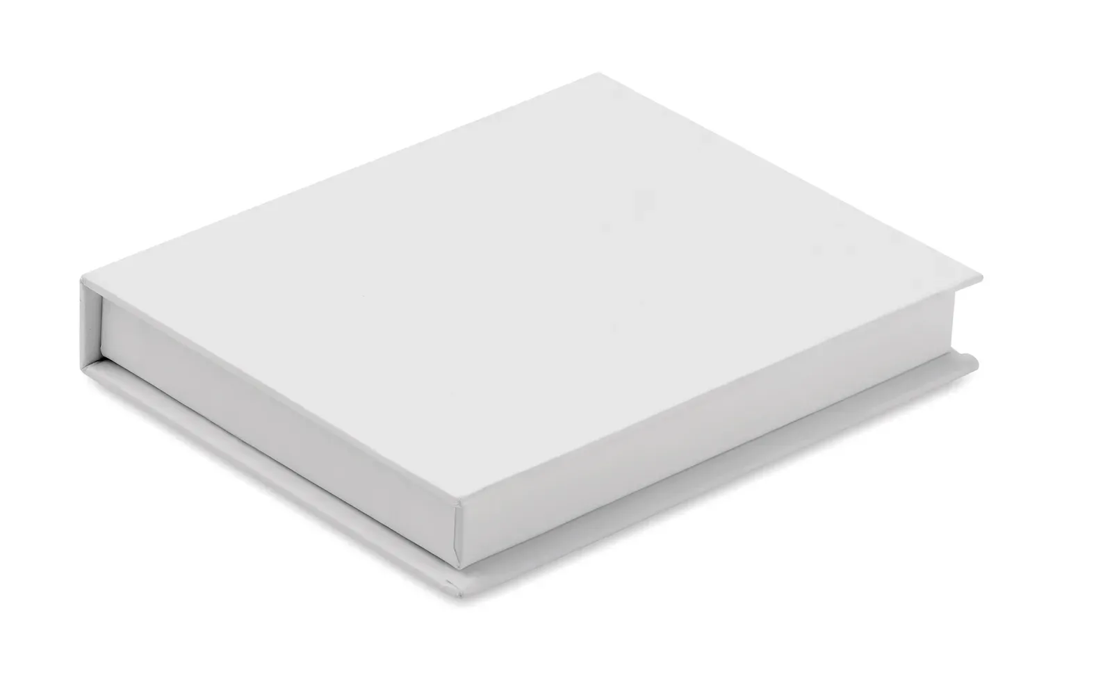 Kraft Paper Gift Card Box Hako with Magnetic Closure 13.5X10.5X2 cm — White