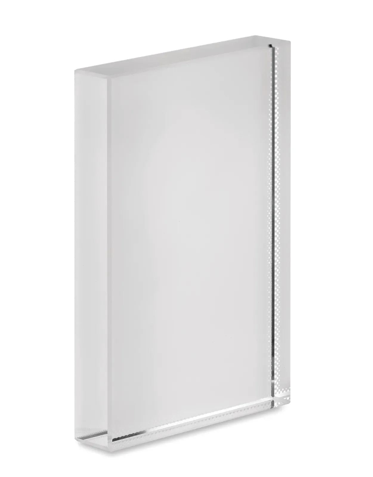 Blo Crystal Award Trophy Frame – Gift Boxed — Transparent