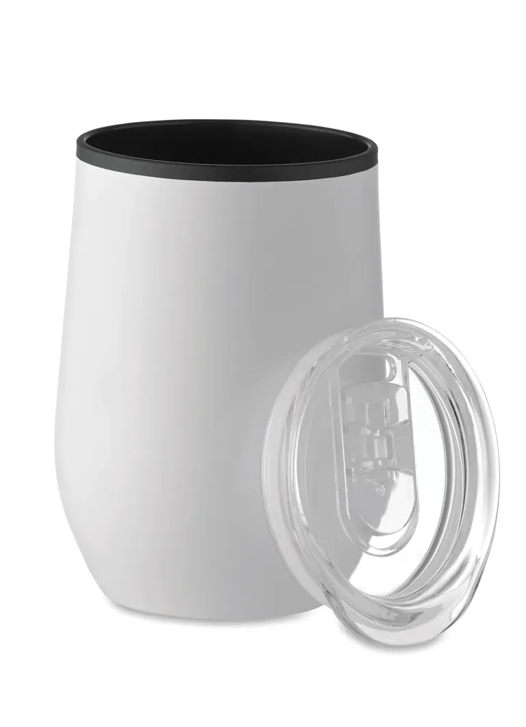 Chin Chan – Double Wall Stainless Steel Cup with Inner PP and Transparent PS Lid