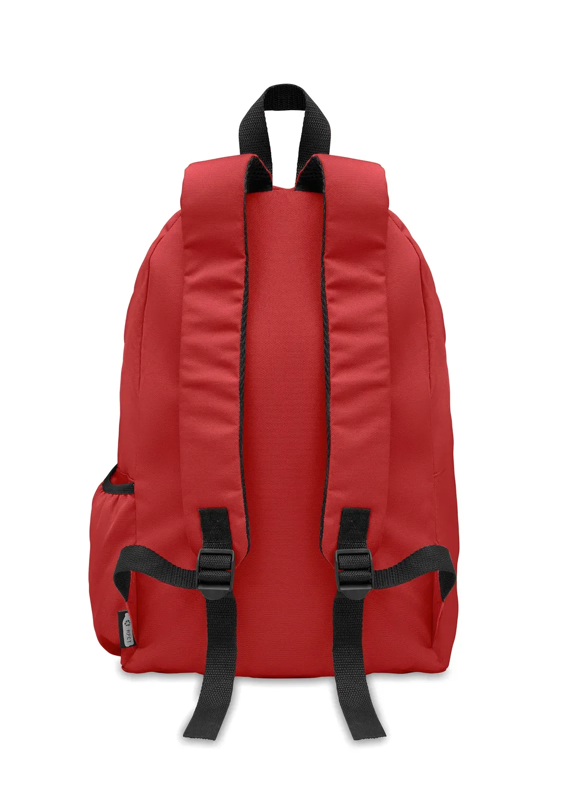 RPET Backpack Bapal+ with Zippered Pocket 30X18X40 cm MO6703 — Red