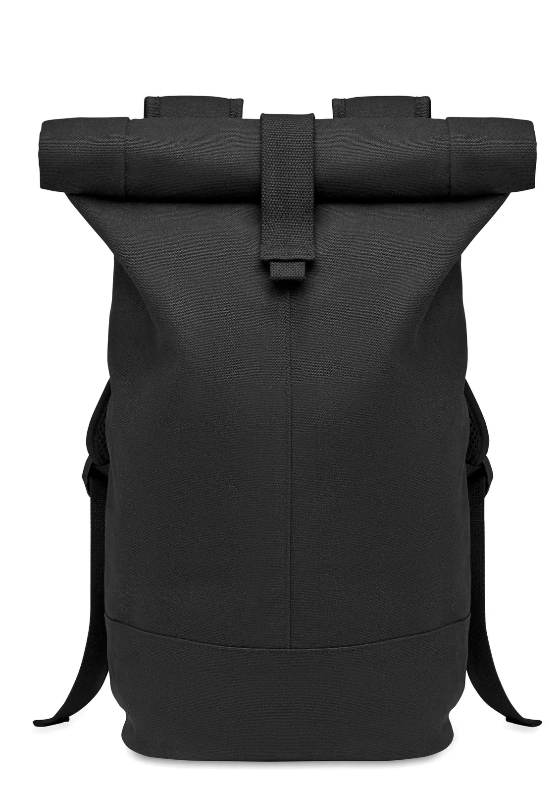 RPET Backpack Zurich Roll with Padded Straps 22.5X15X58 cm MO6704 — Black