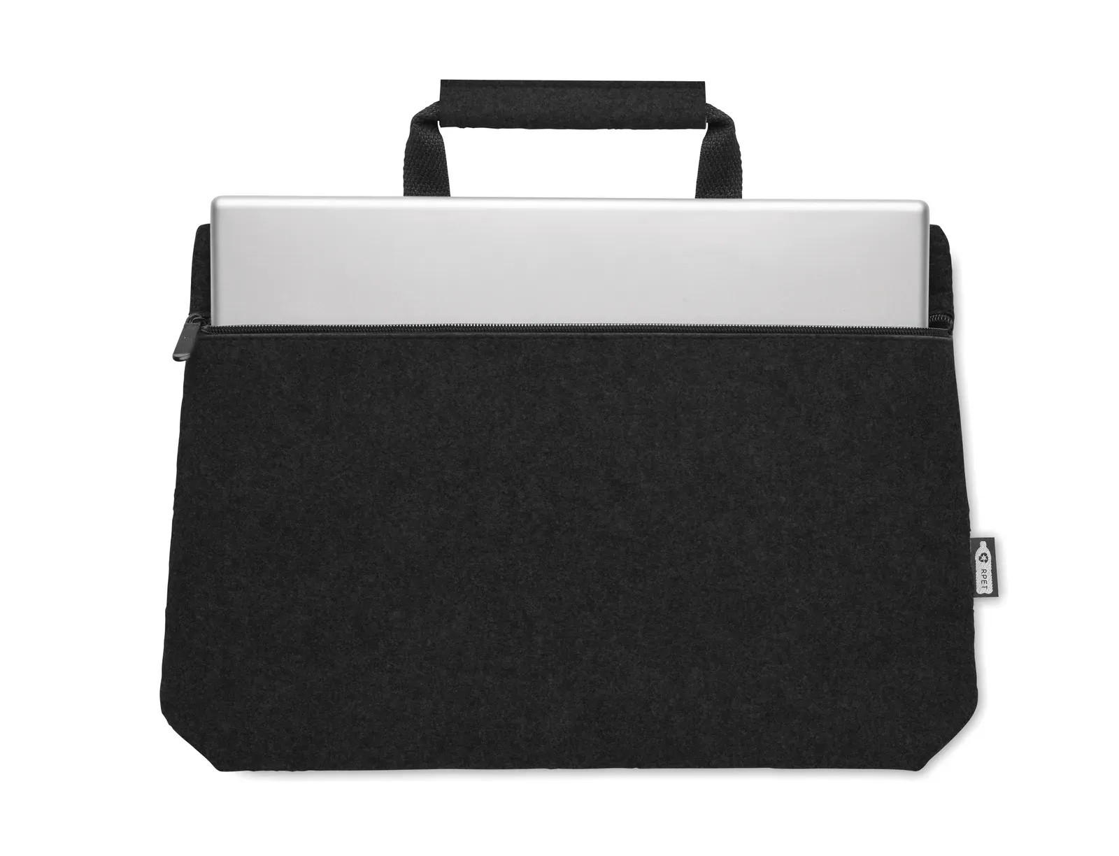 RPET Bag Tapla with Zippered Pocket 38X6.5X28 cm MO6718 Bag Bulk Orders — Black