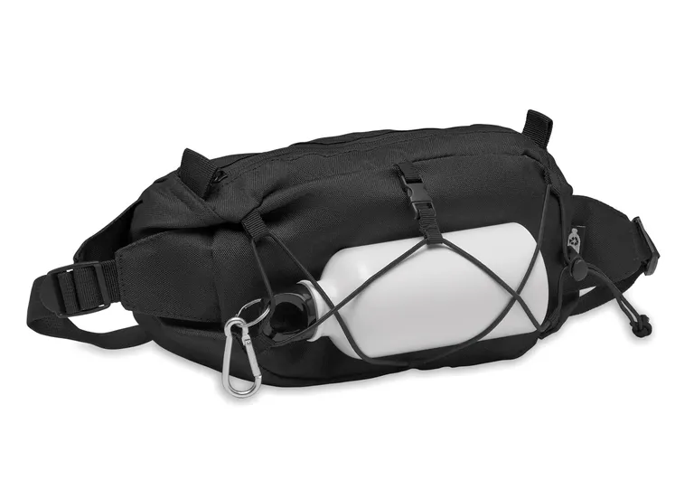 RPET Waist Bag Brott with Zippered Pocket 26X12X15 cm MO6719