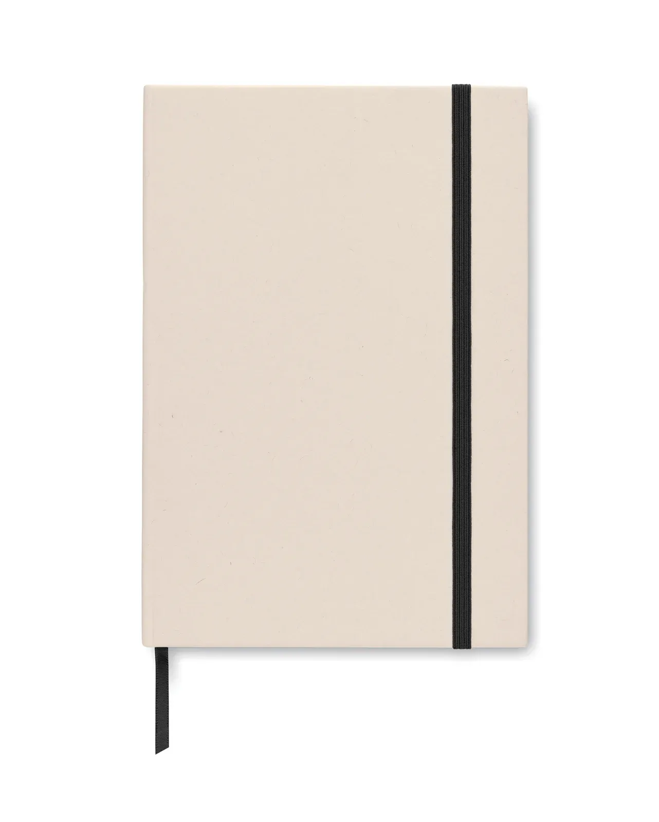 Mito Note A5 Recycled Milk Carton Notebook – 160-Page Refill with Elastic Closure — Black