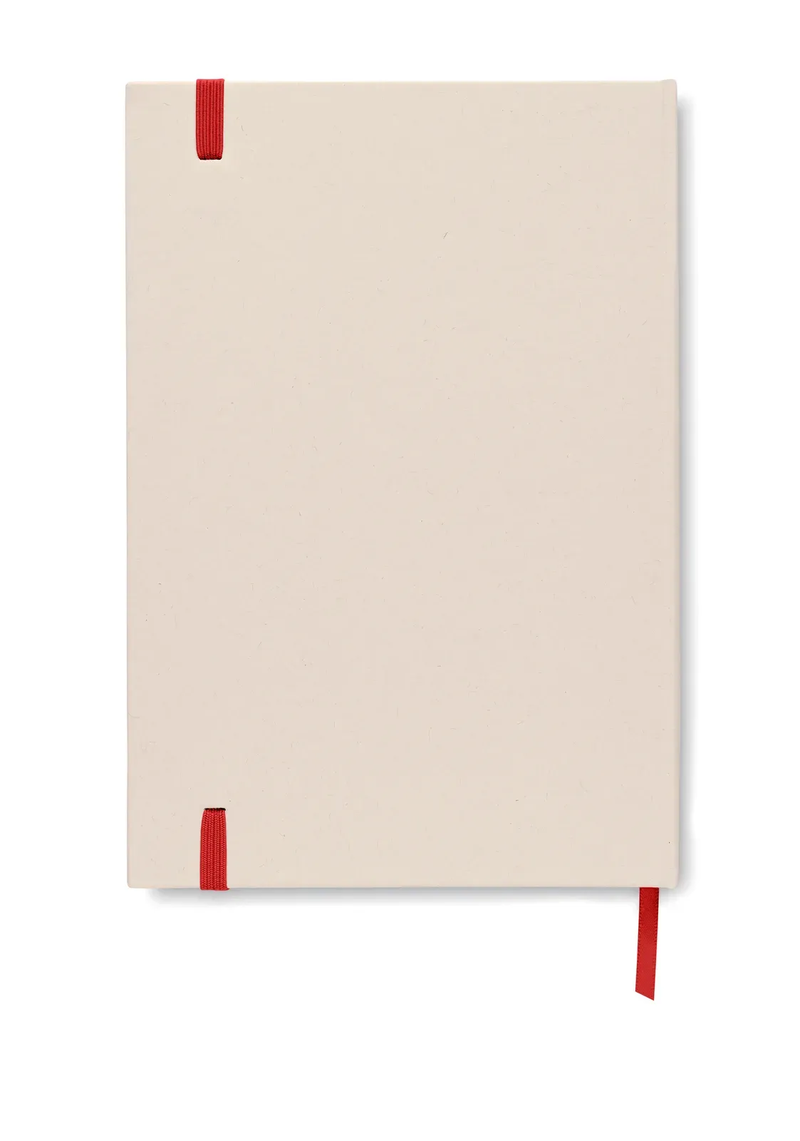 Mito Note A5 Recycled Milk Carton Notebook – 160-Page Refill with Elastic Closure — Red