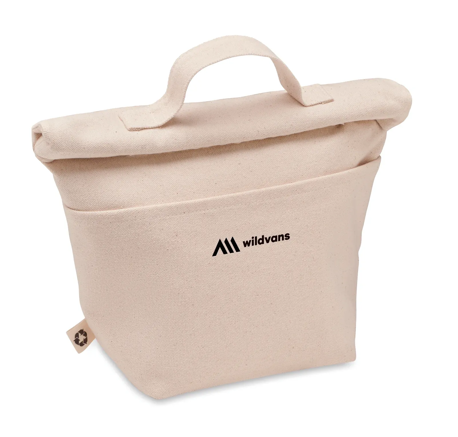 Recycled Cotton Cooler Bag Recoba with 18x14x30 Cm 18X14X30 cm — Beige