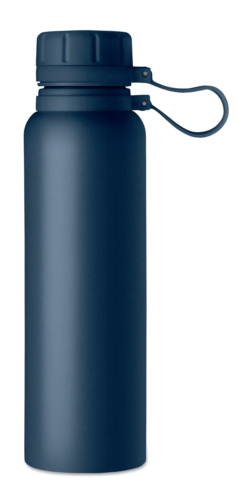 Onto – Double Wall Stainless Steel Vacuum Insulated Bottle with Twist Lid and Silicone Grip — French Navy