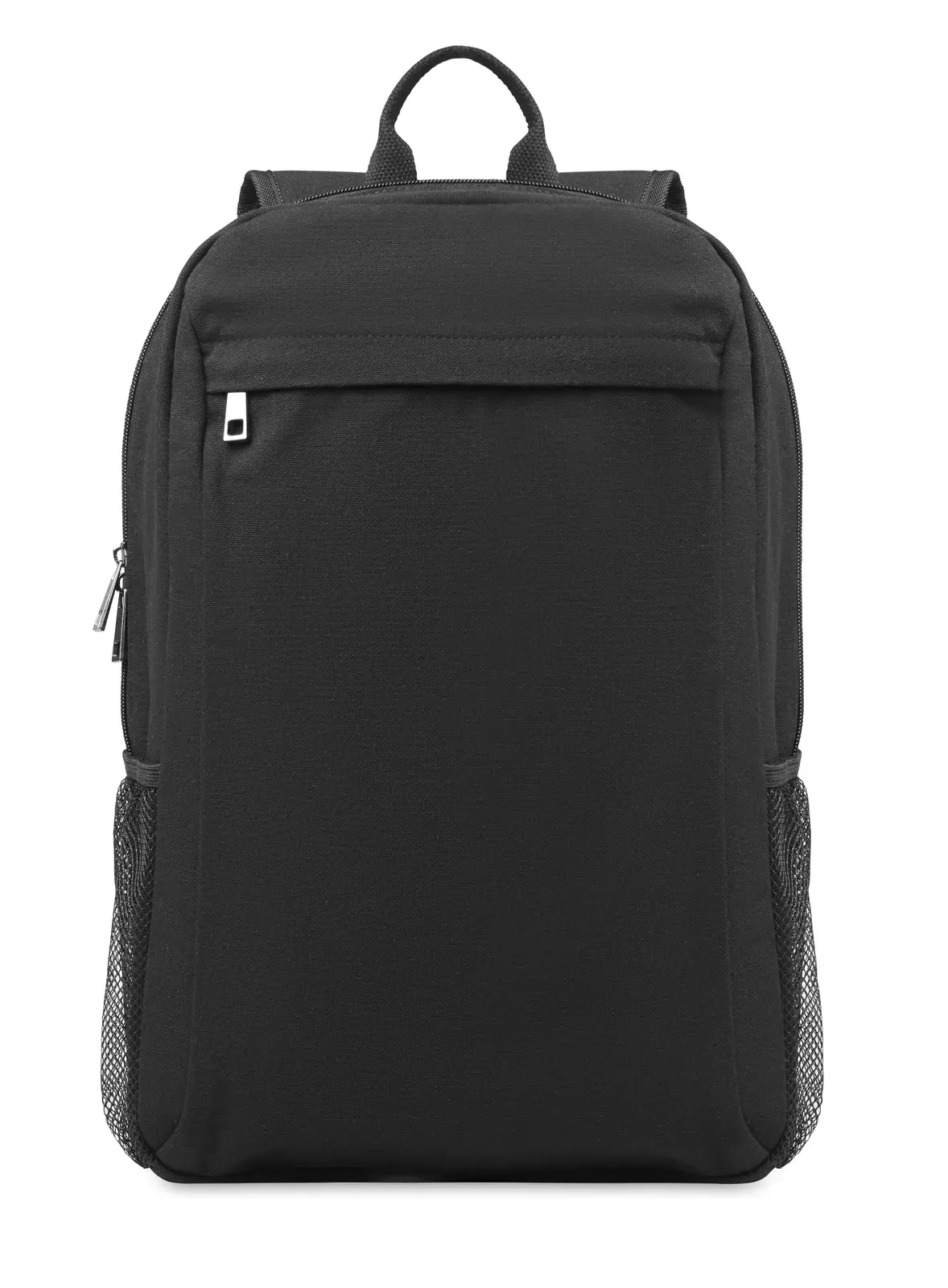 Canvas Laptop Backpack Eiri with 15 Inch Fit 30X14X45 cm MO6763 — Black