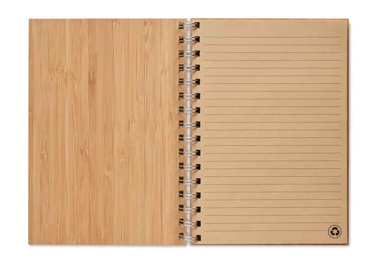 Bram A5 Ring-Bound Bamboo Cover Notebook