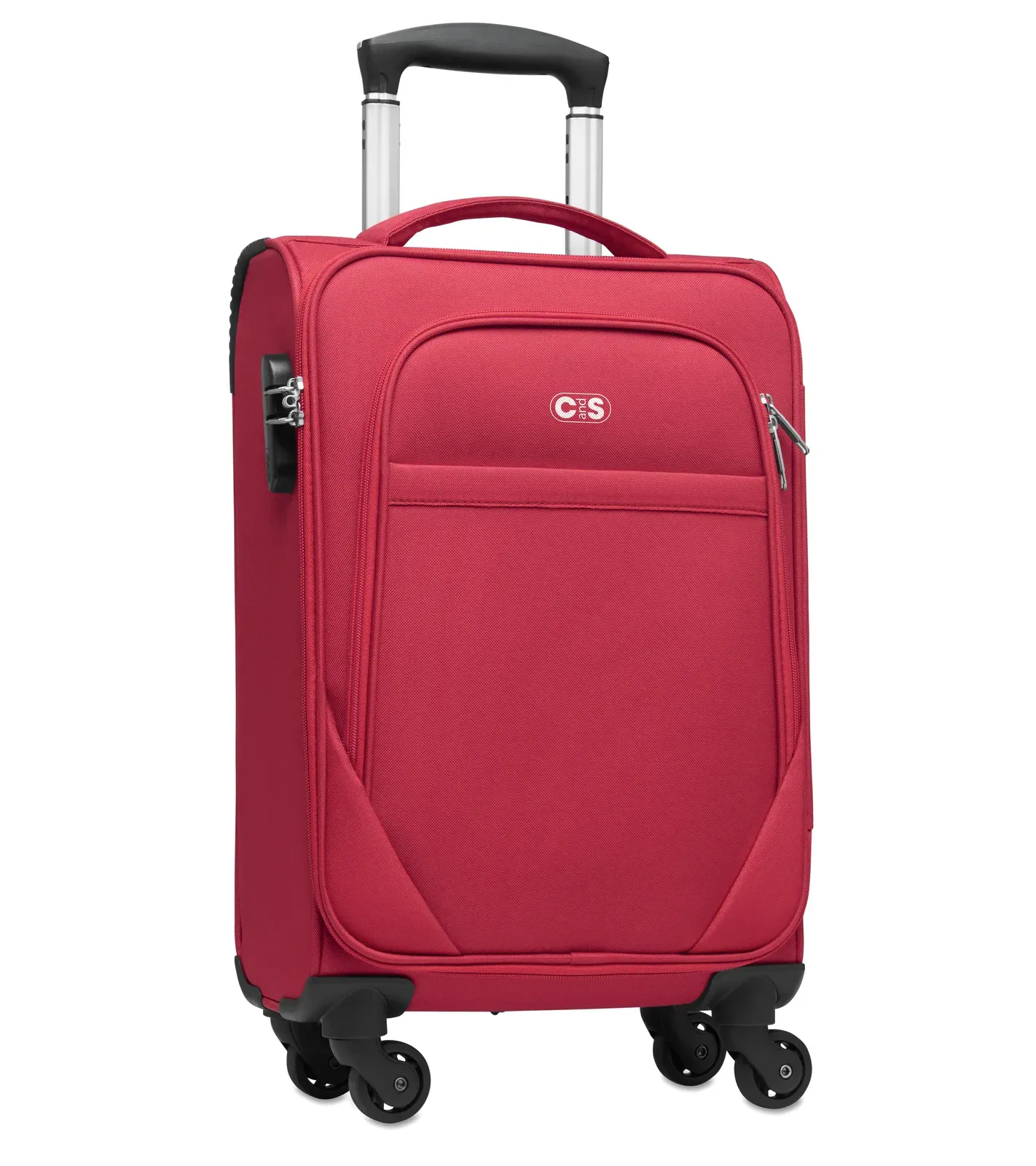 RPET Trolley Bag Voyage with Laptop Compartment 32.5X20X46.5 cm — Red