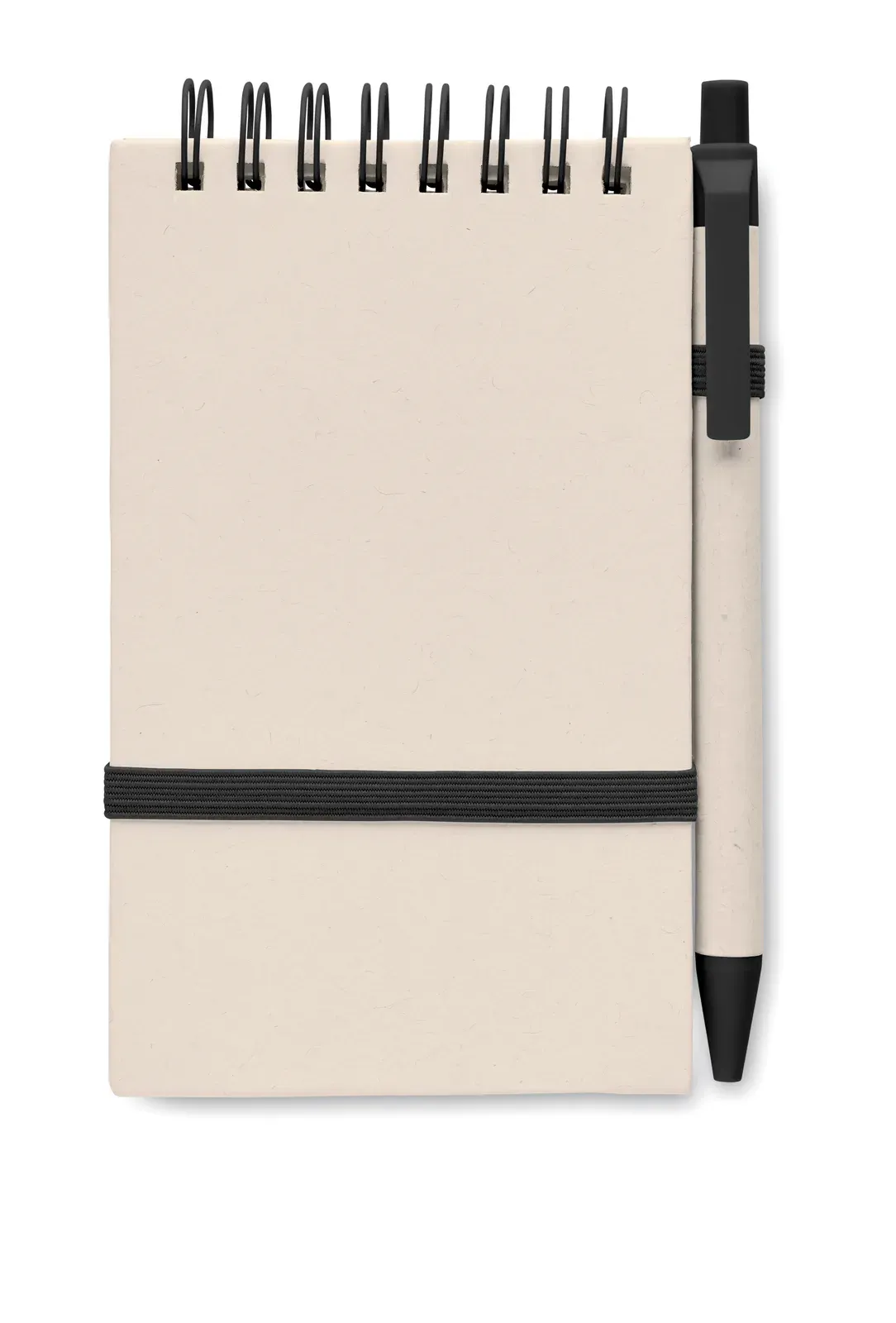 Mito Set A6 Recycled Milk Carton Notebook & Pen – 70-Sheet Lined Refill — Black