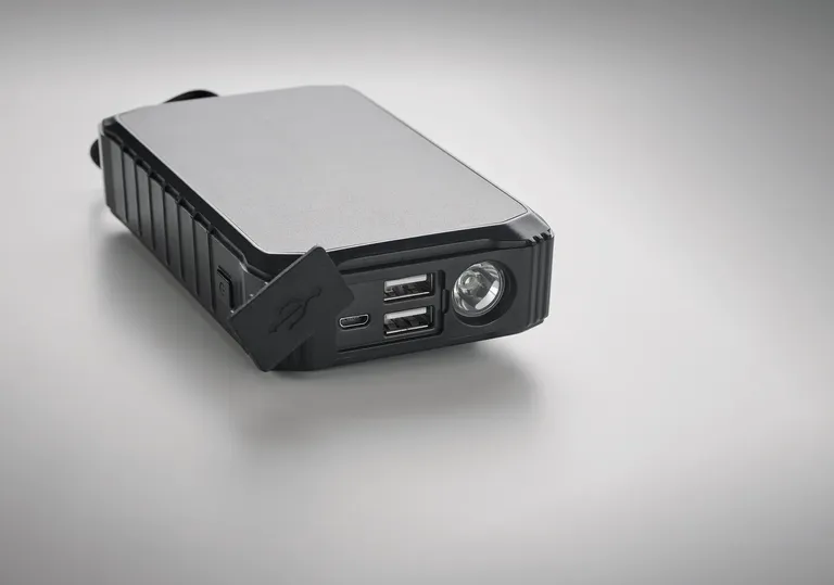 Dya Solar Power Bank 8000mAh – Hand-Crank Dynamo & LED Light