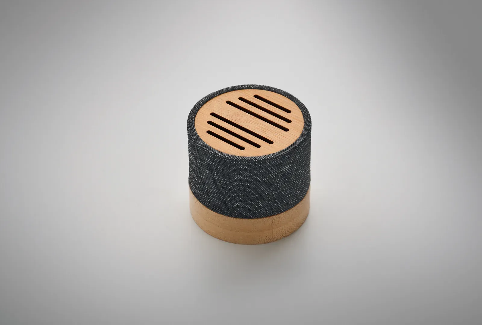 Bool 5.0 Wireless Speaker – RPET Casing with Bamboo Detail — Black