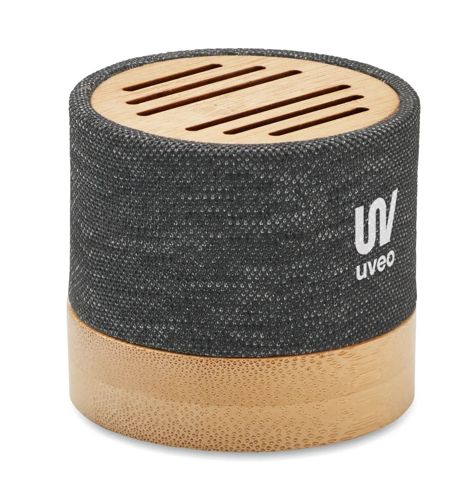 Bool 5.0 Wireless Speaker – RPET Casing with Bamboo Detail — Black