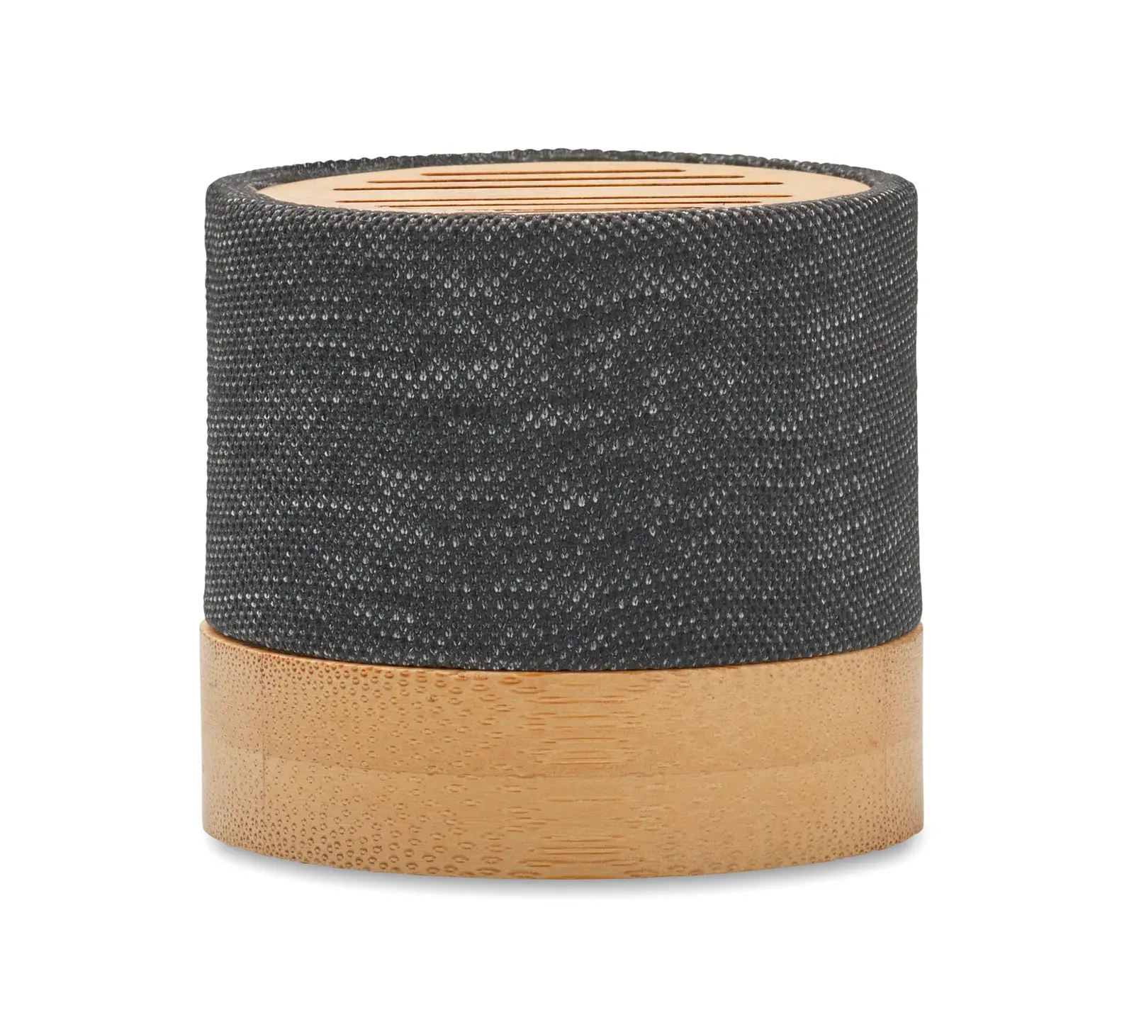 Bool 5.0 Wireless Speaker – RPET Casing with Bamboo Detail — Black