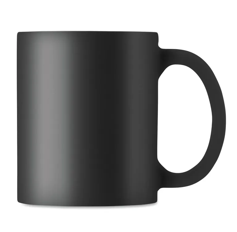 Dublin Colour – Classic Cylindrical Matt Ceramic Mug of Mug; With a Special Coating for Laser Engraving