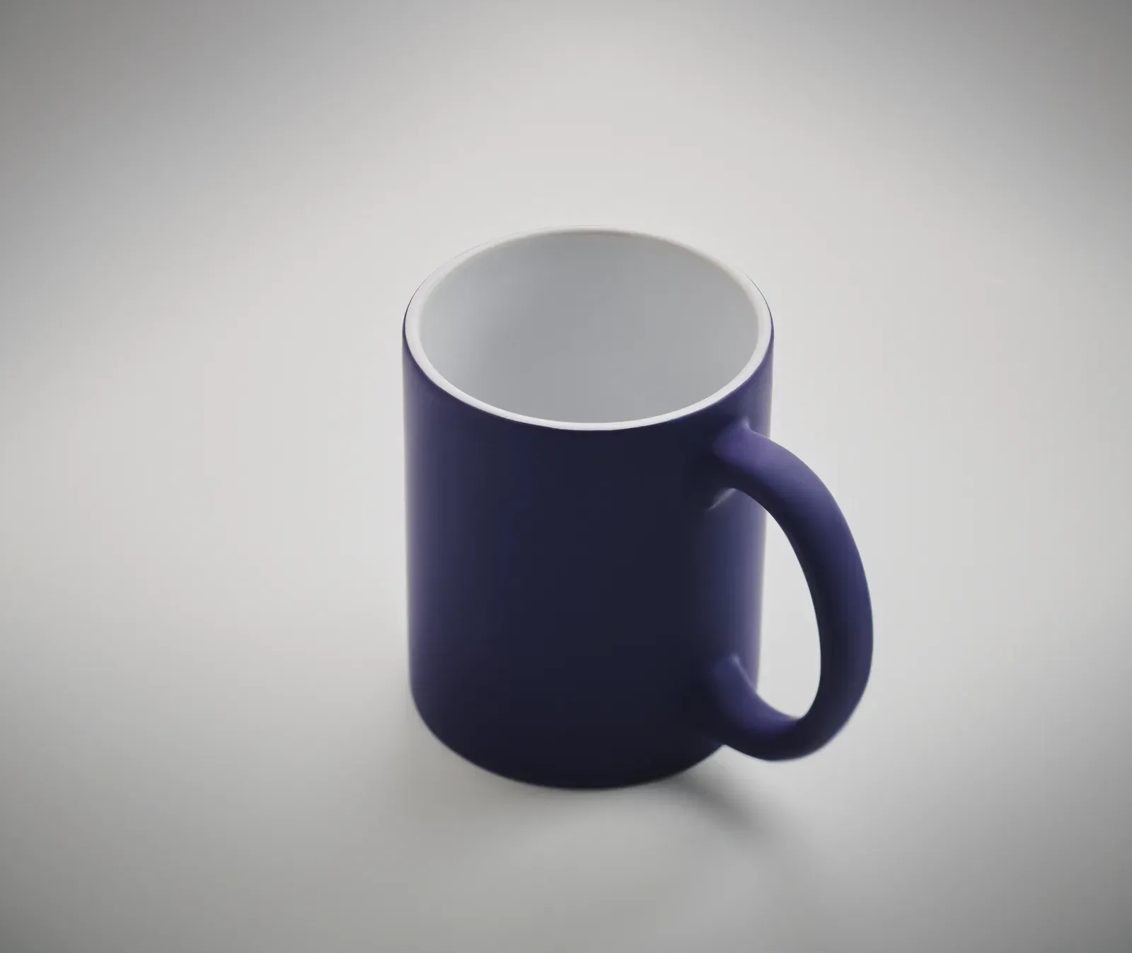 Dublin Colour – Classic Cylindrical Matt Ceramic Mug of Mug; With a Special Coating for Laser Engraving — French Navy