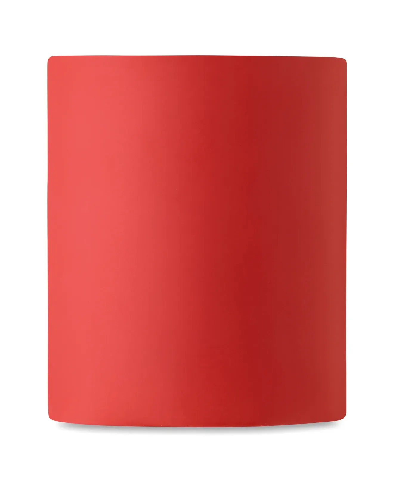 Dublin Colour – Classic Cylindrical Matt Ceramic Mug of Mug; With a Special Coating for Laser Engraving — Red