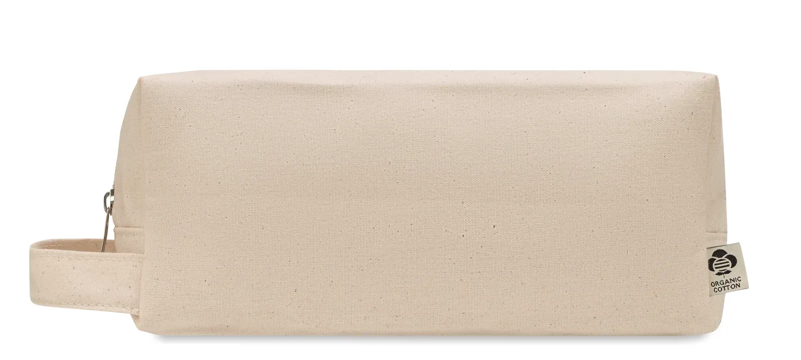 Bia Hemp Cosmetic Bag Double Zip 200GSM — Beige