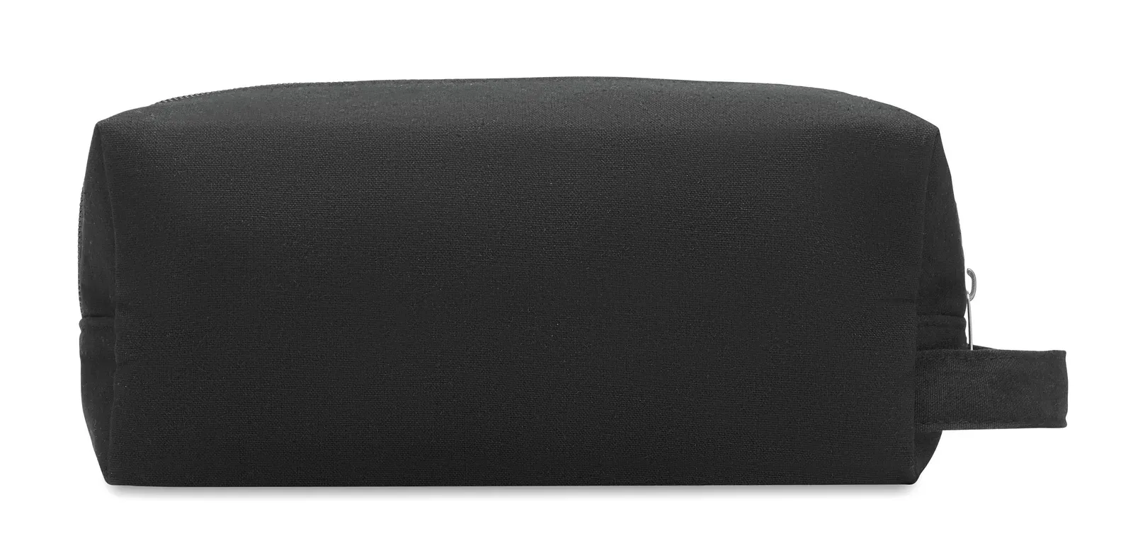 Bia Hemp Cosmetic Bag Double Zip 200GSM — Black
