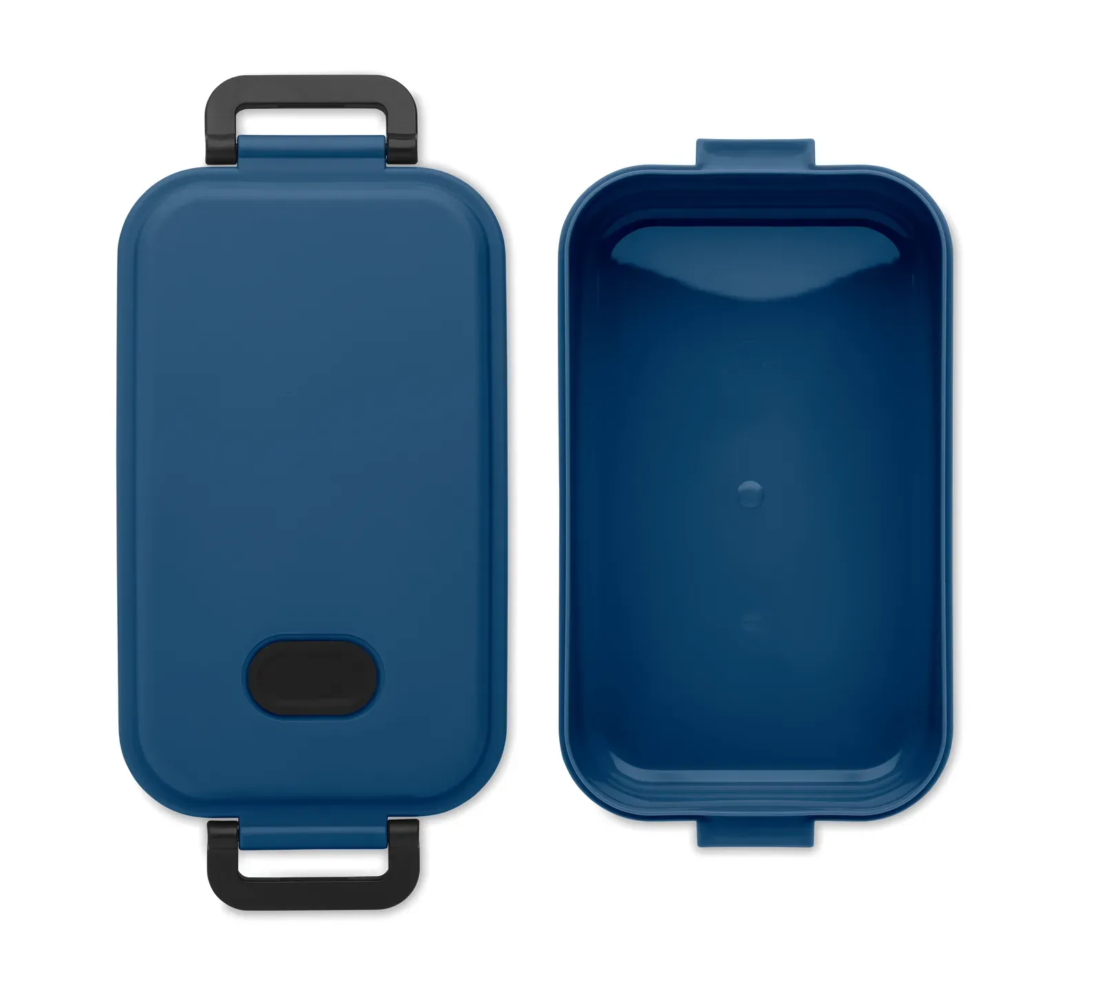 Indus – PP Lunch Box with Airtight Lid, Silicone Valve and Two Side Buckles — Blue