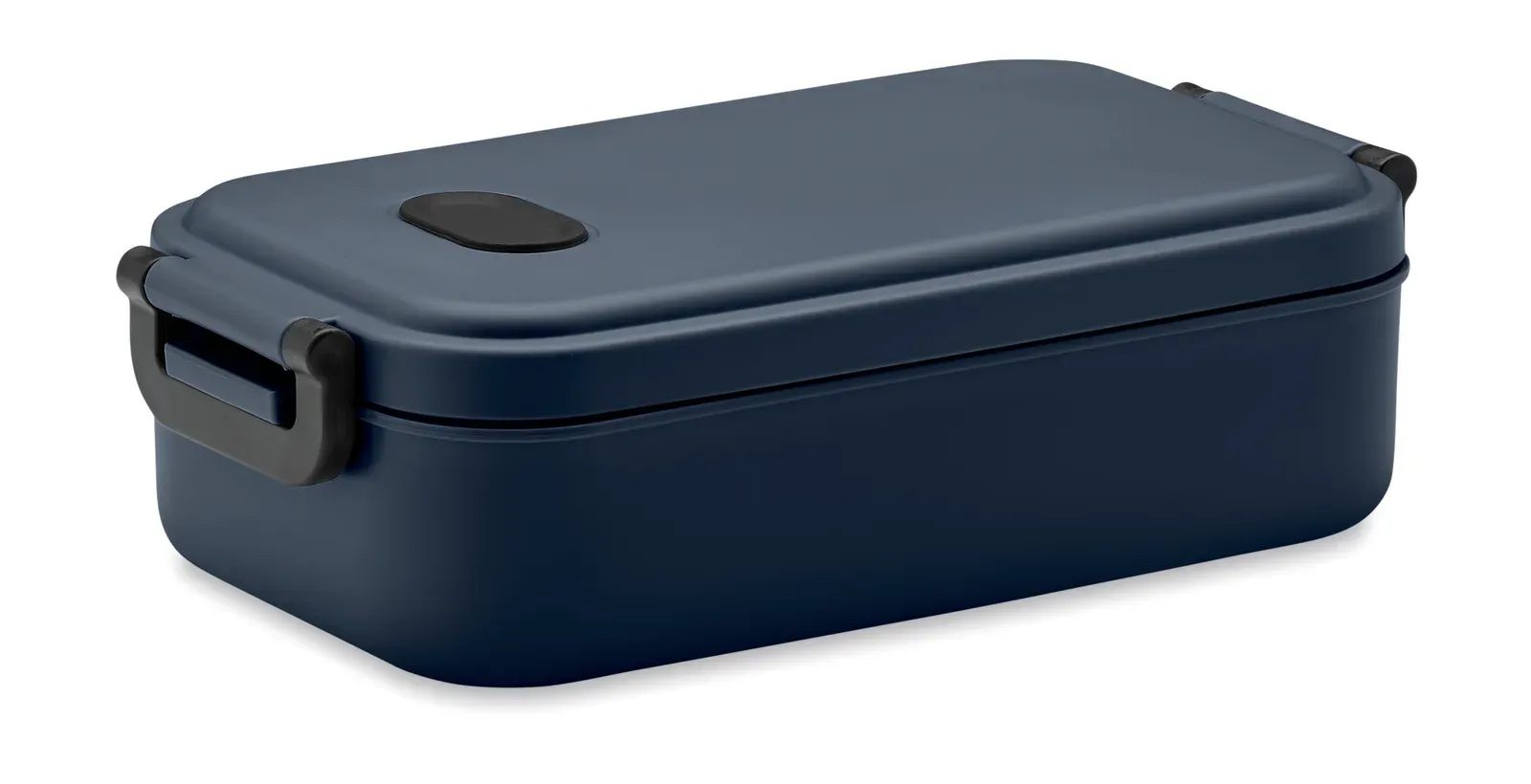 Indus – PP Lunch Box with Airtight Lid, Silicone Valve and Two Side Buckles — French Navy