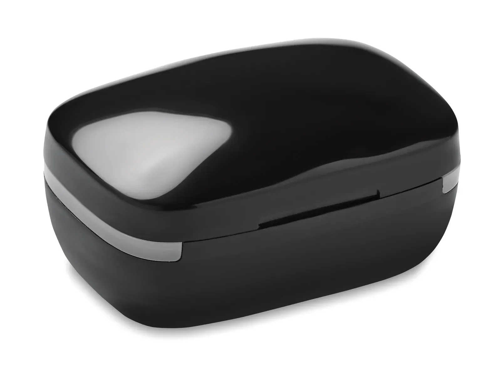 Kolor TWS 5.1 Wireless Earbuds – Solar-Charging Station, Auto-Pairing — Black