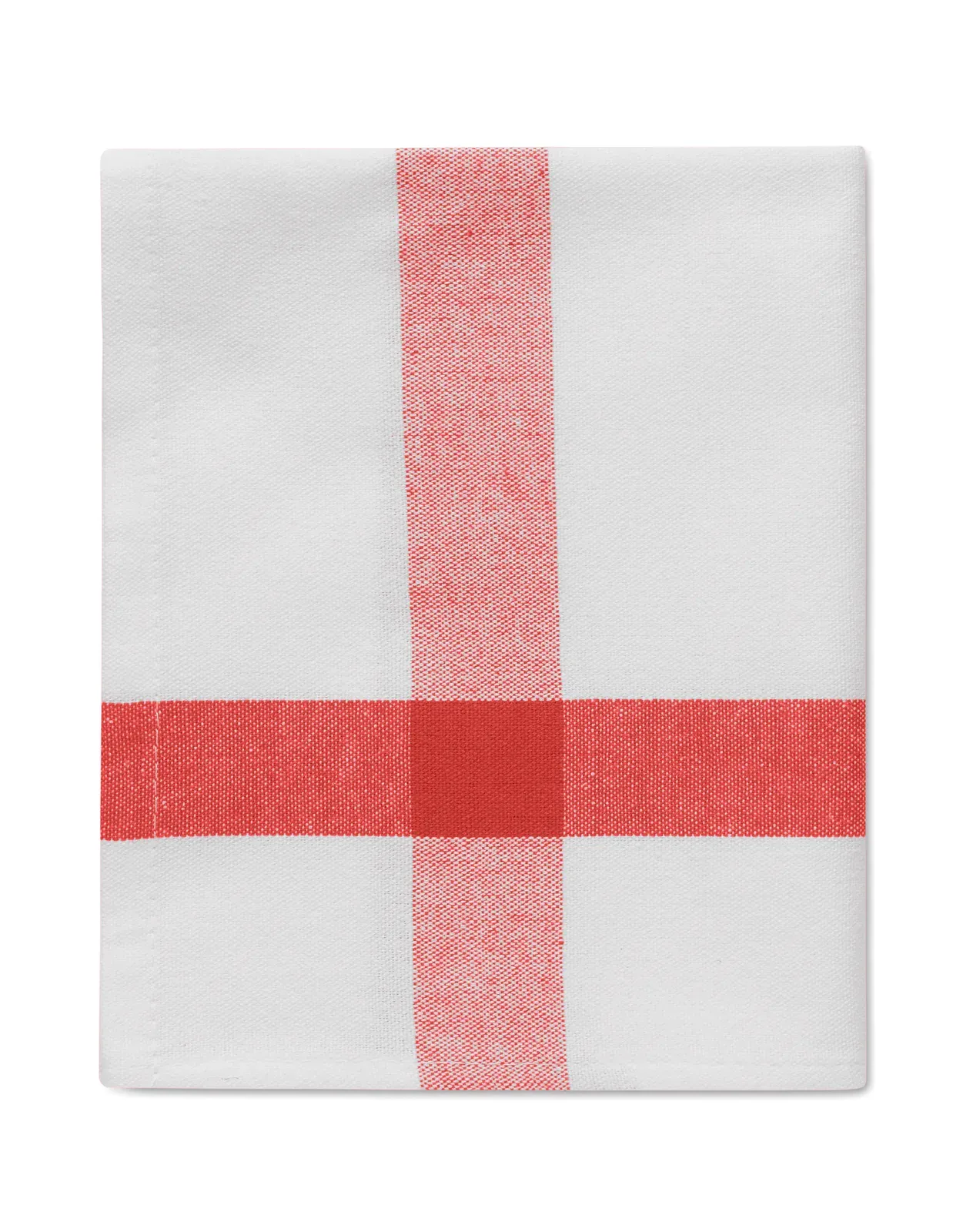 Kitch – Recycled Polycotton Kitchen Towel (50% Recycled Cotton and 50% Recycled Polyester) — Red
