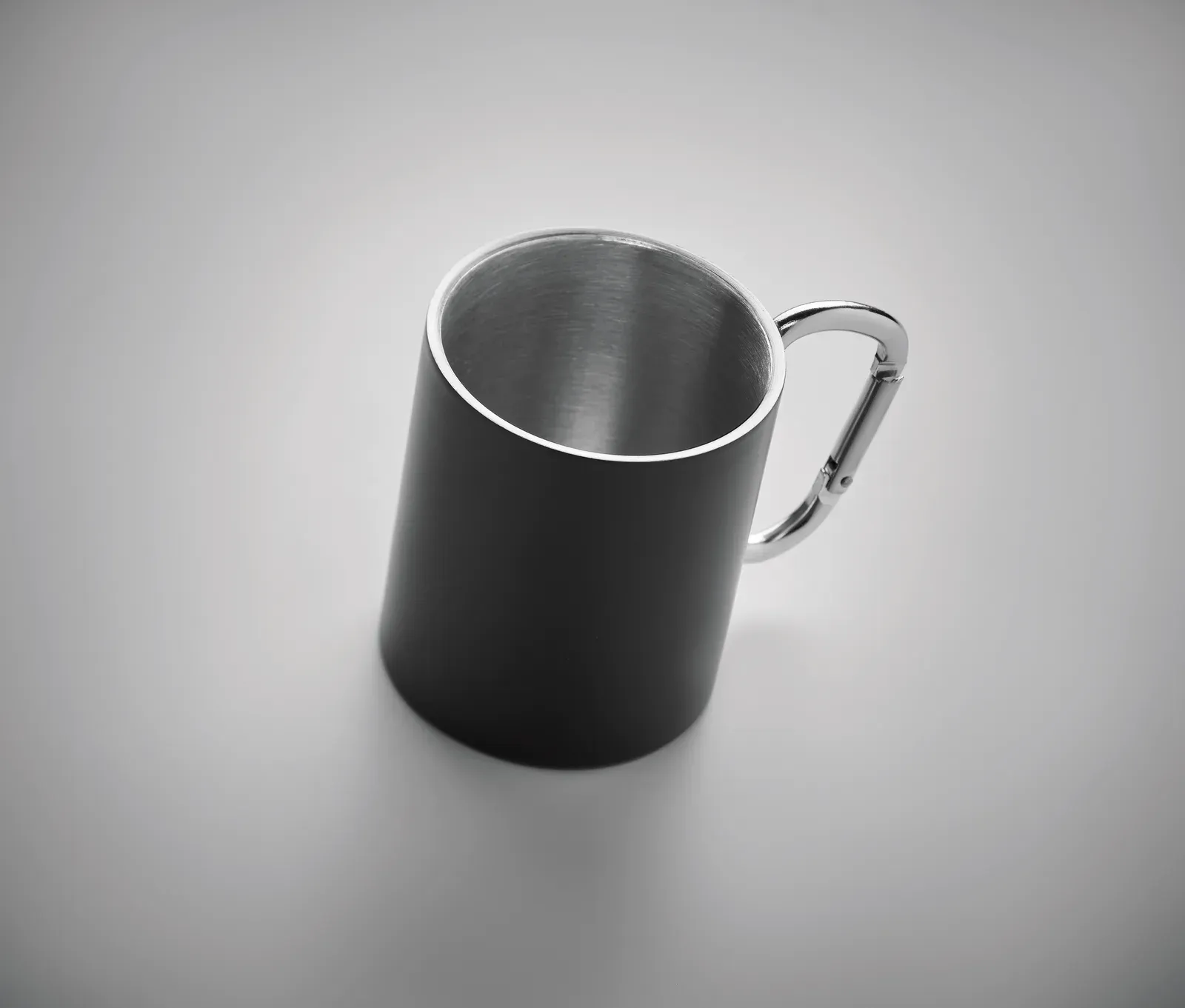 Trumba – Double Wall Metal Mug — Black