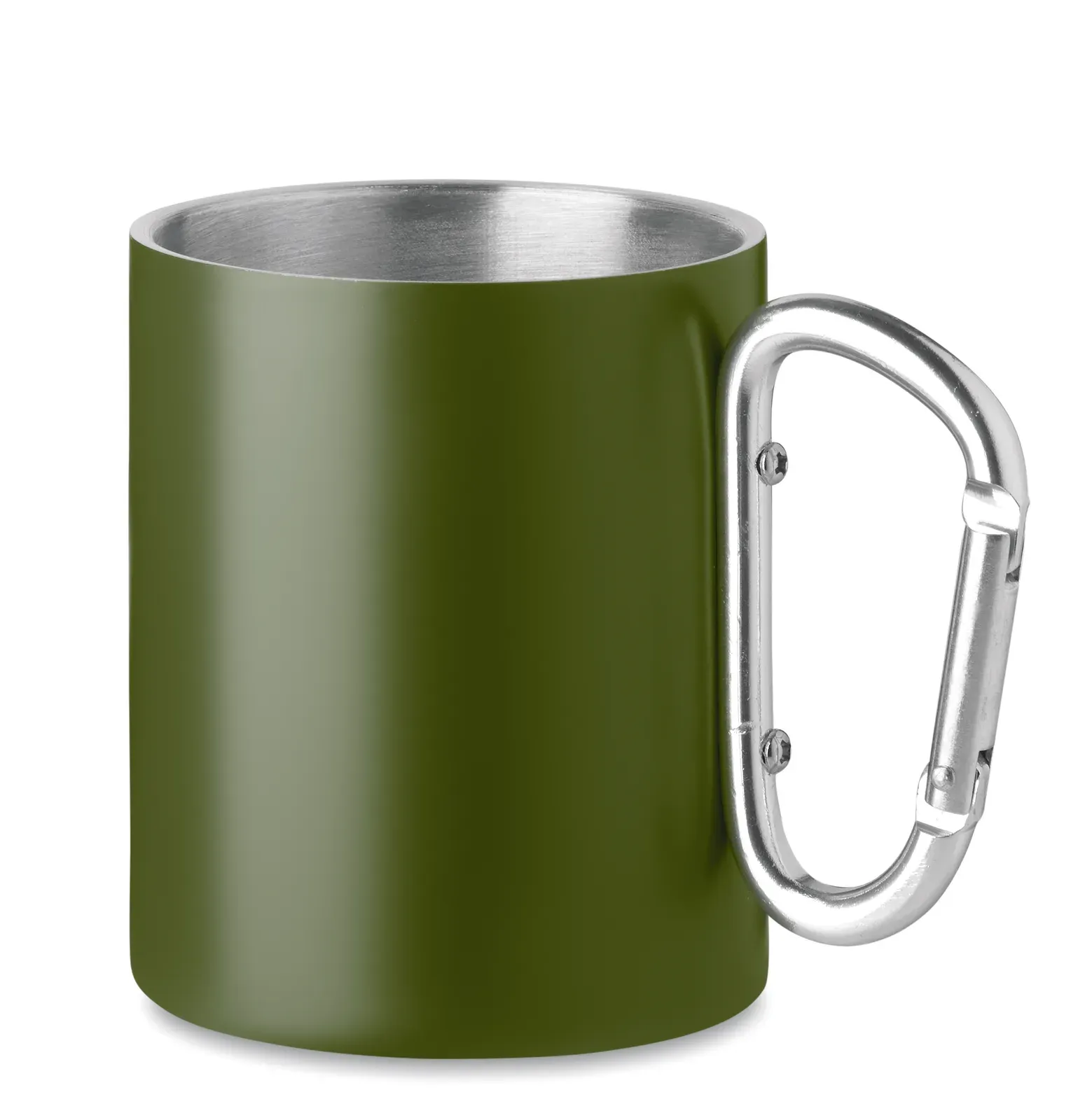 Trumba – Double Wall Metal Mug — Dark Green