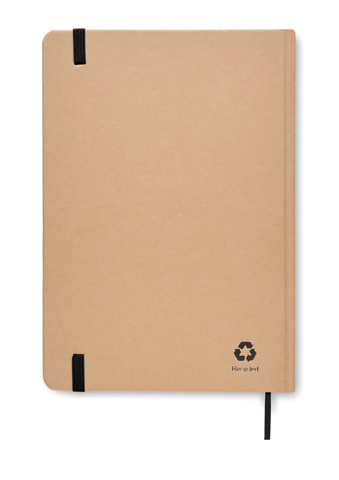 Everwrite Squared A5 Recycled Carton Notebook – 160-Page FSC-Certified Grid Refill — Black