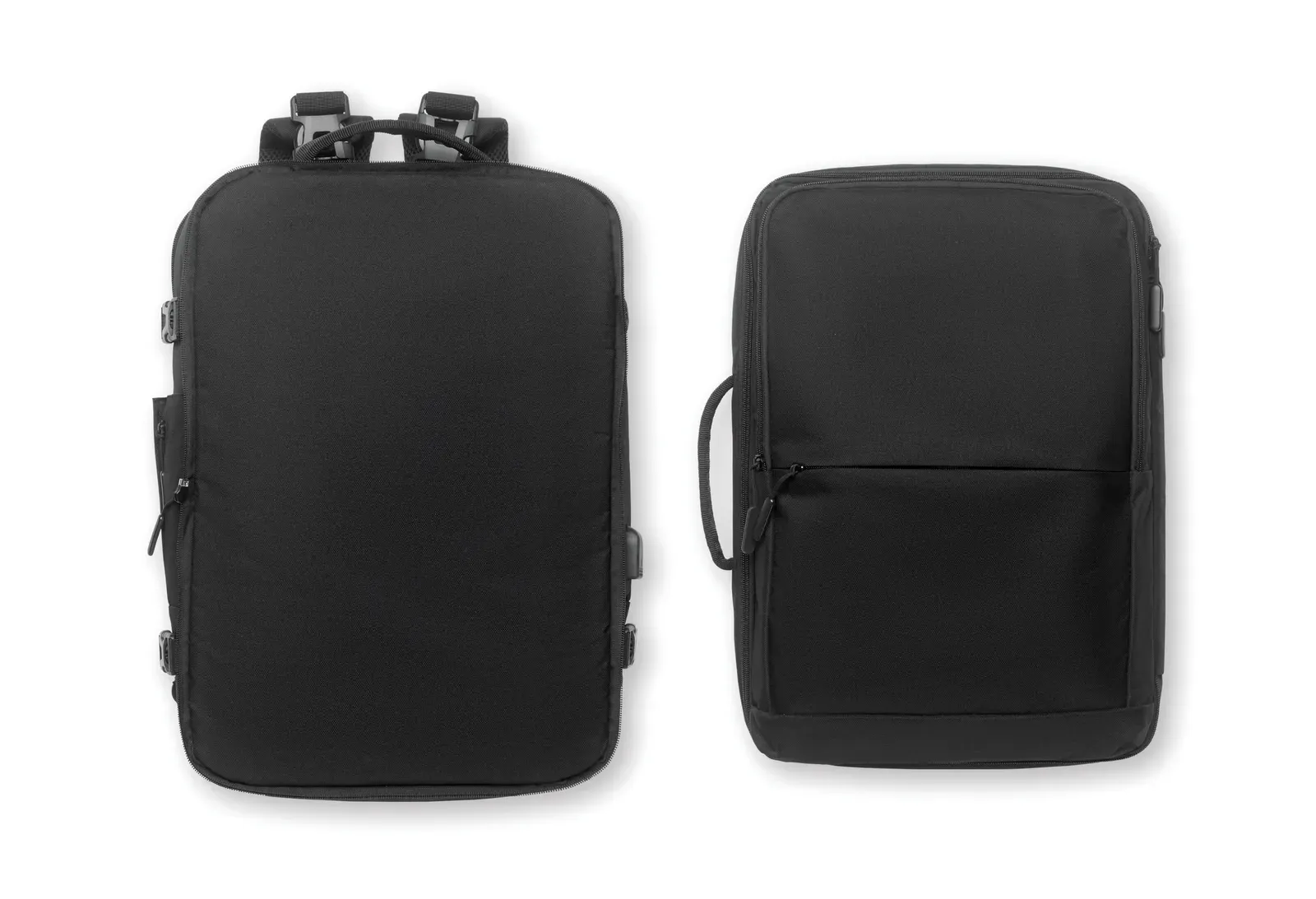 RPET Backpack Sophis with 600d RPET 33X18X48 cm MO6901 Backpack — Black