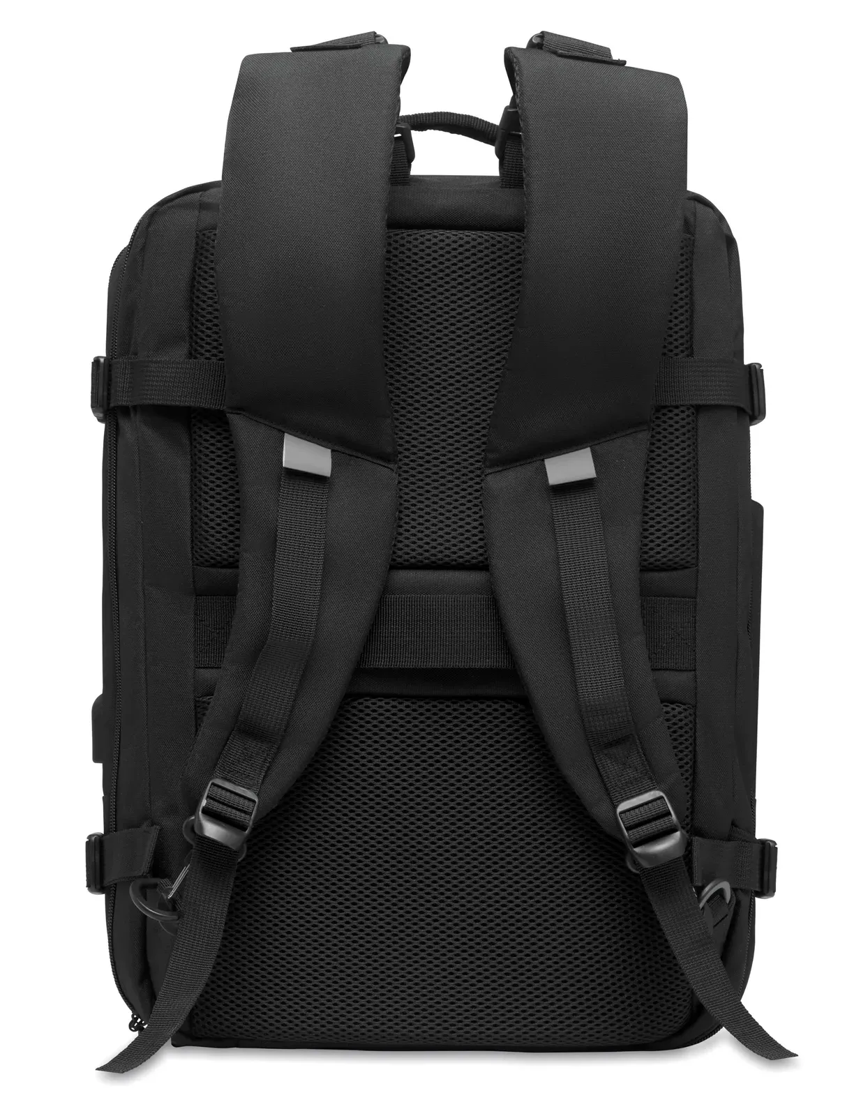 RPET Backpack Sophis with 600d RPET 33X18X48 cm MO6901 Backpack — Black