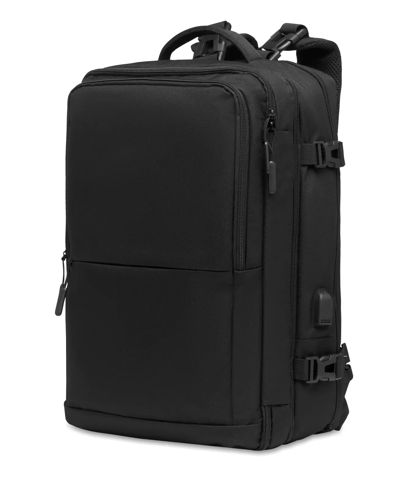 RPET Backpack Sophis with 600d RPET 33X18X48 cm MO6901 Backpack — Black