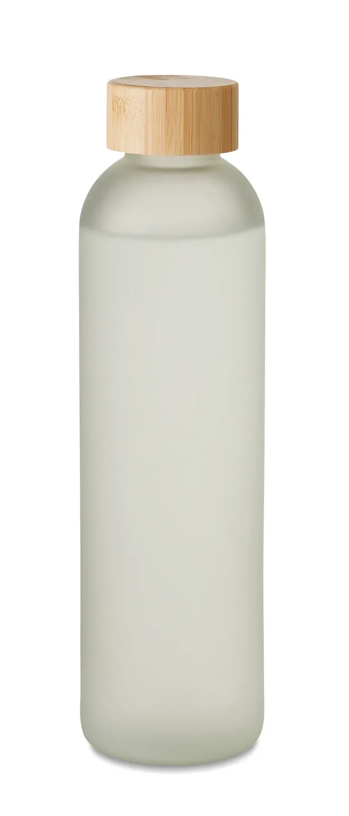 Lom – Glass Bottle with Special Coating for Sublimation and Bamboo Lid