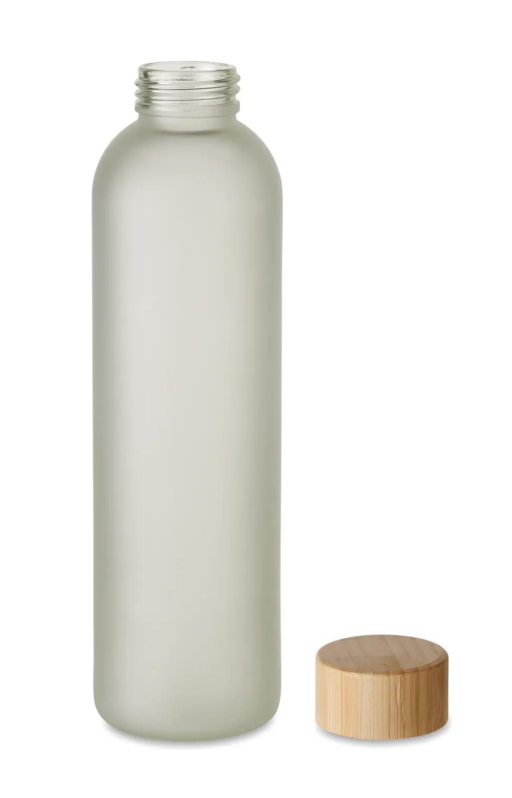 Lom – Glass Bottle with Special Coating for Sublimation and Bamboo Lid