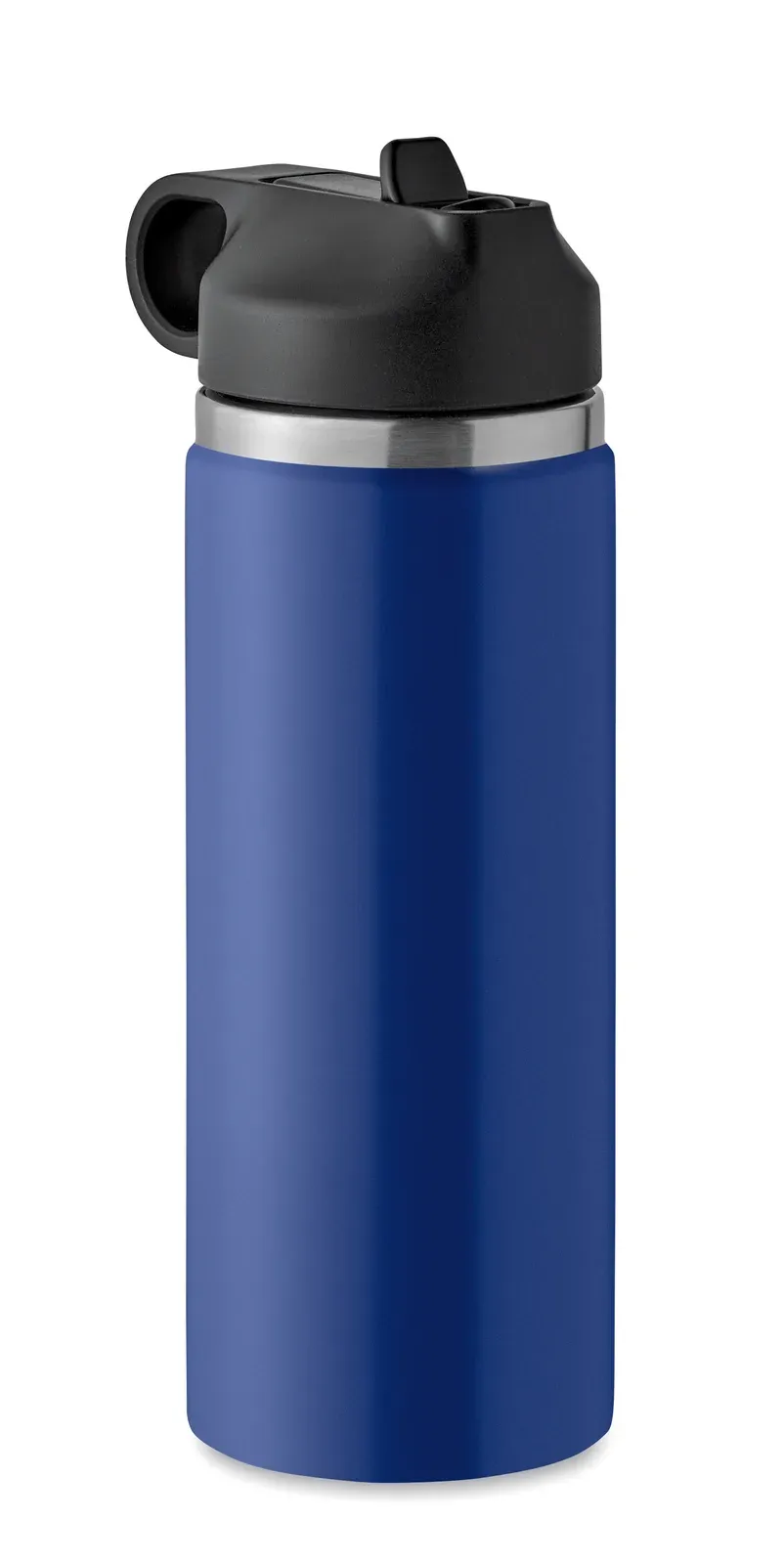 Ivalo – Double Wall Recycled Stainless Steel (90% Recycled Stainless and 10% Stainless Steel) Insulated Vacuum Bottle — Blue