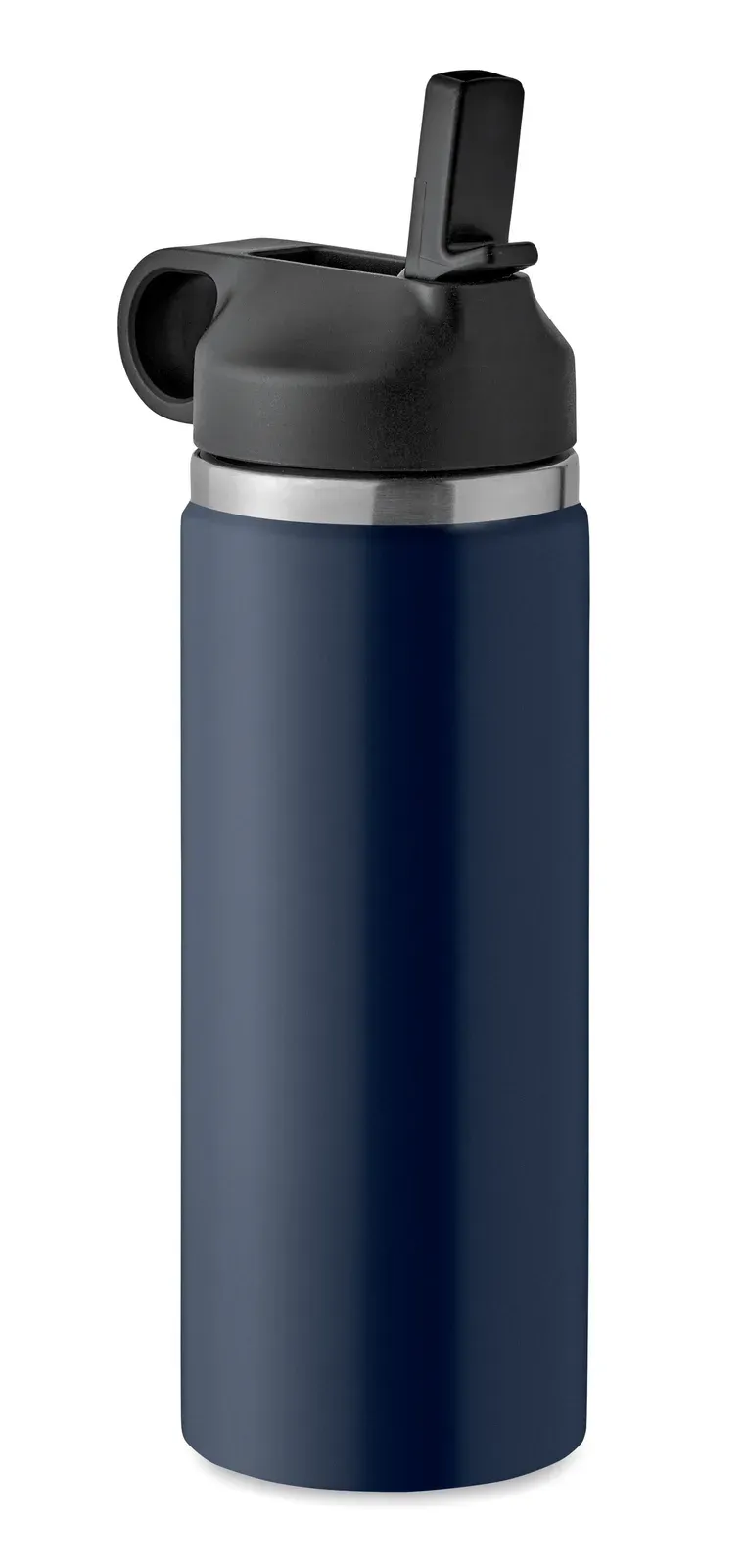 Ivalo – Double Wall Recycled Stainless Steel (90% Recycled Stainless and 10% Stainless Steel) Insulated Vacuum Bottle — French Navy