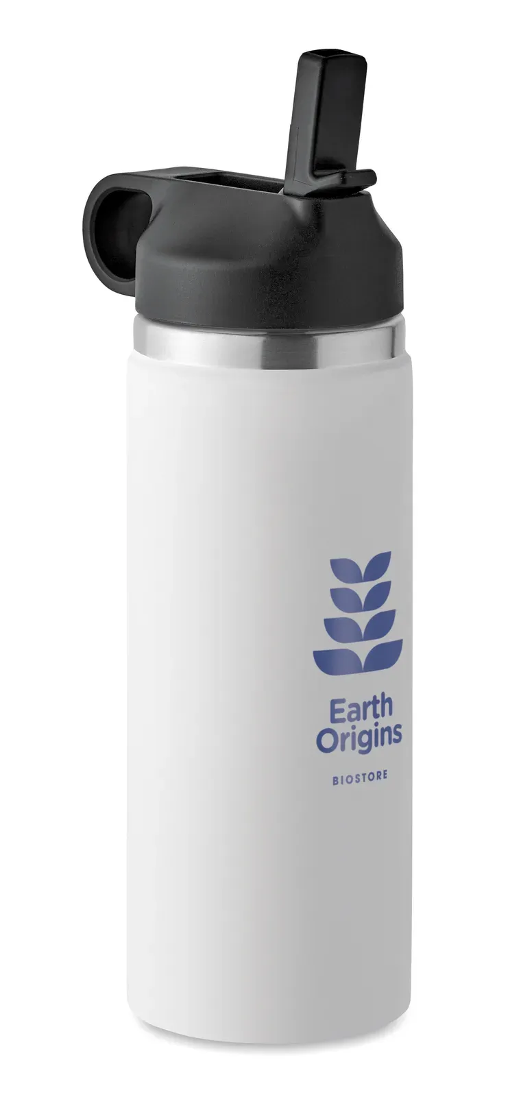 Ivalo – Double Wall Recycled Stainless Steel (90% Recycled Stainless and 10% Stainless Steel) Insulated Vacuum Bottle — White
