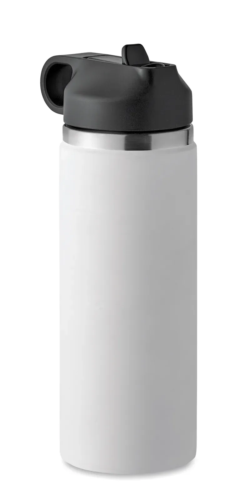 Ivalo – Double Wall Recycled Stainless Steel (90% Recycled Stainless and 10% Stainless Steel) Insulated Vacuum Bottle — White