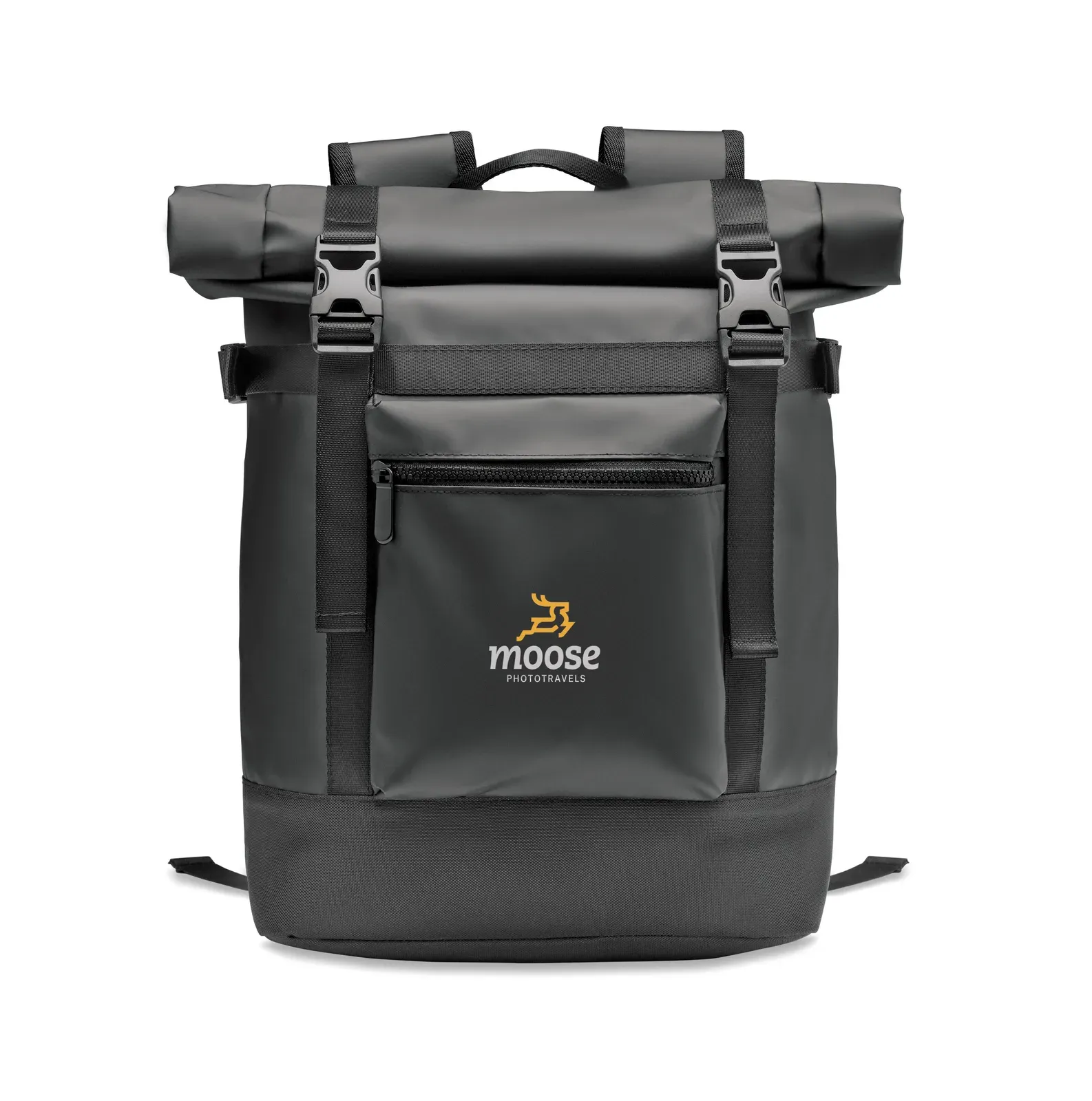 Backpack Jaya Bag with Zippered Pocket 29X13X37 cm MO6939 Backpack — Black